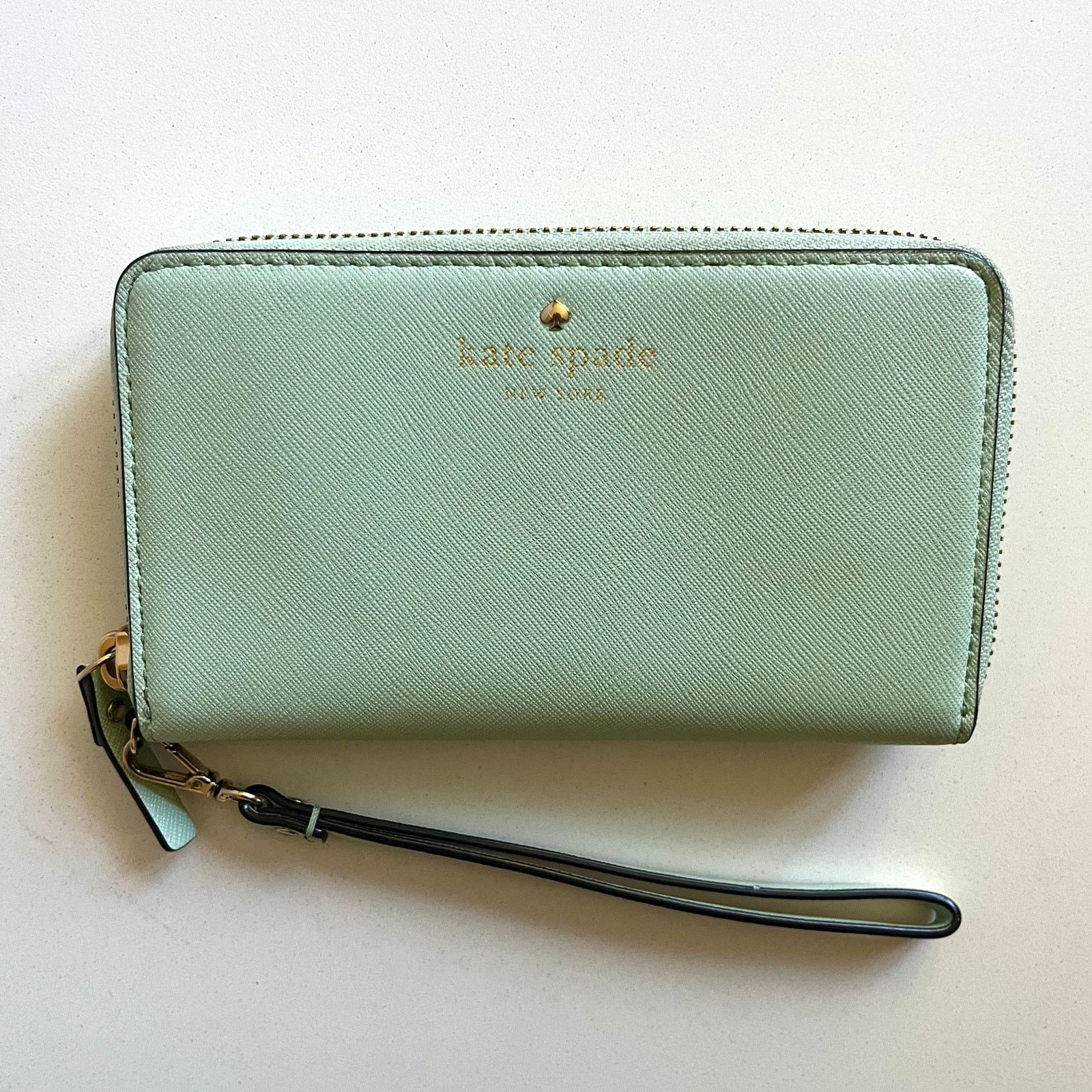 Kate Spade KATE SPADE Wristlet Wallet, Mint Green Size ONE SIZE - 1 Thumbnail