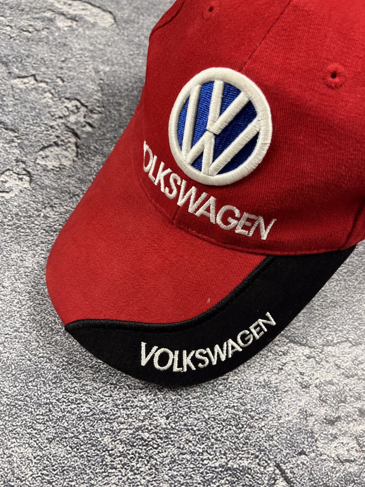 Vintage Vintage Volkswagen Racing Y2k Drip Hat Cap Streetwear Size ONE SIZE - 2 Thumbnail