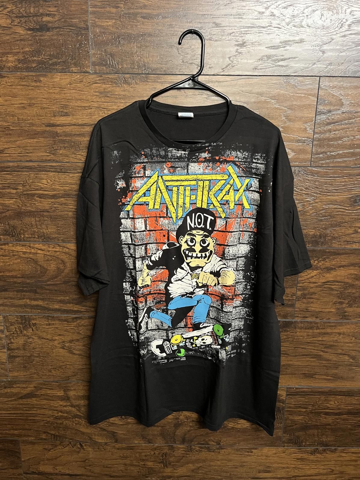 Designer Anthrax Skater Guy T-shirt- NOT Skateboard Anthrax 2XL Size US XXL / EU 58 / 5 - 1 Thumbnail