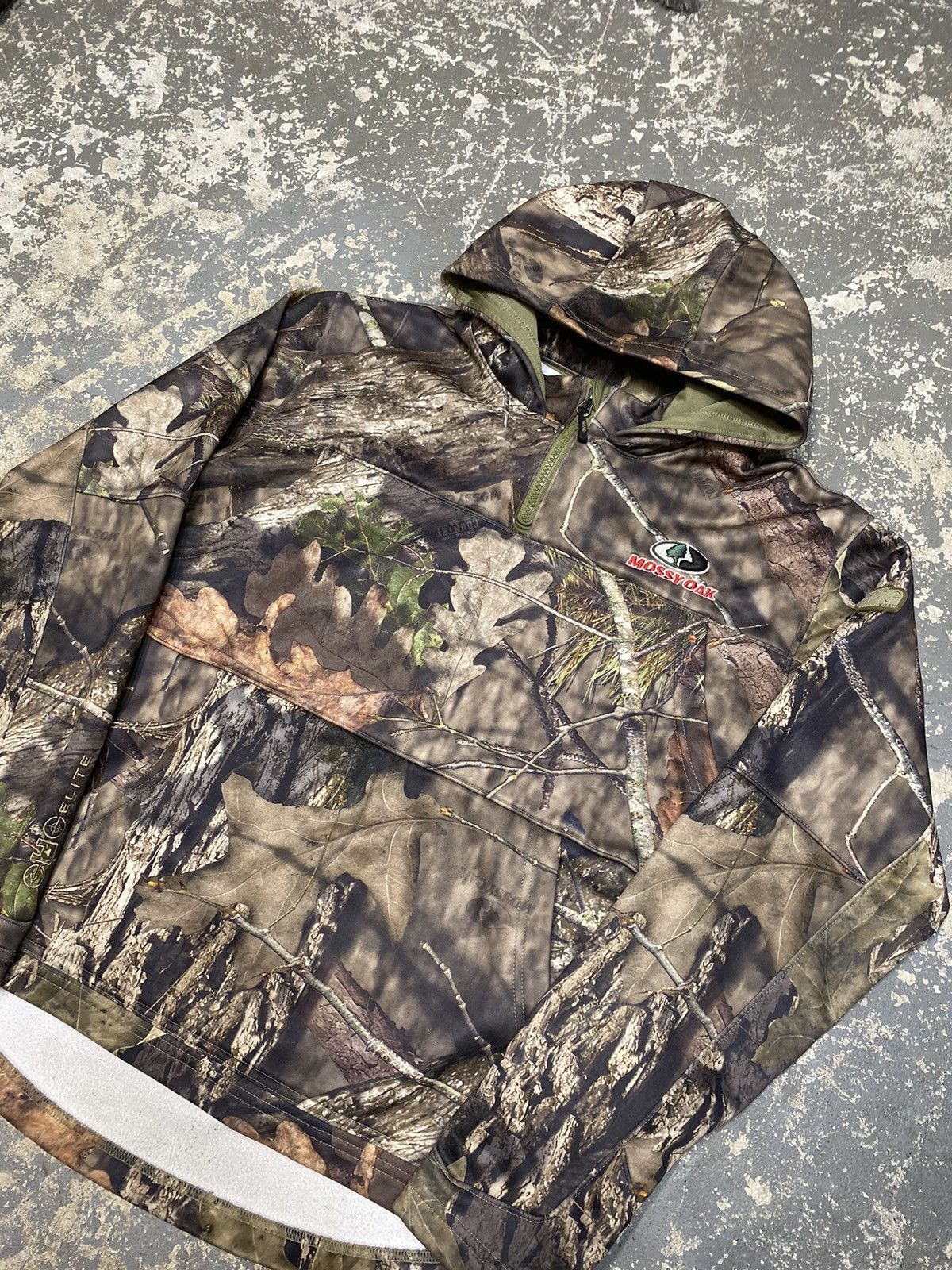Realtree × Vintage Vintage Mossy Oak Camo Pullover Hoodie Sweatshirt Size US M / EU 48-50 / 2 - 2 Thumbnail