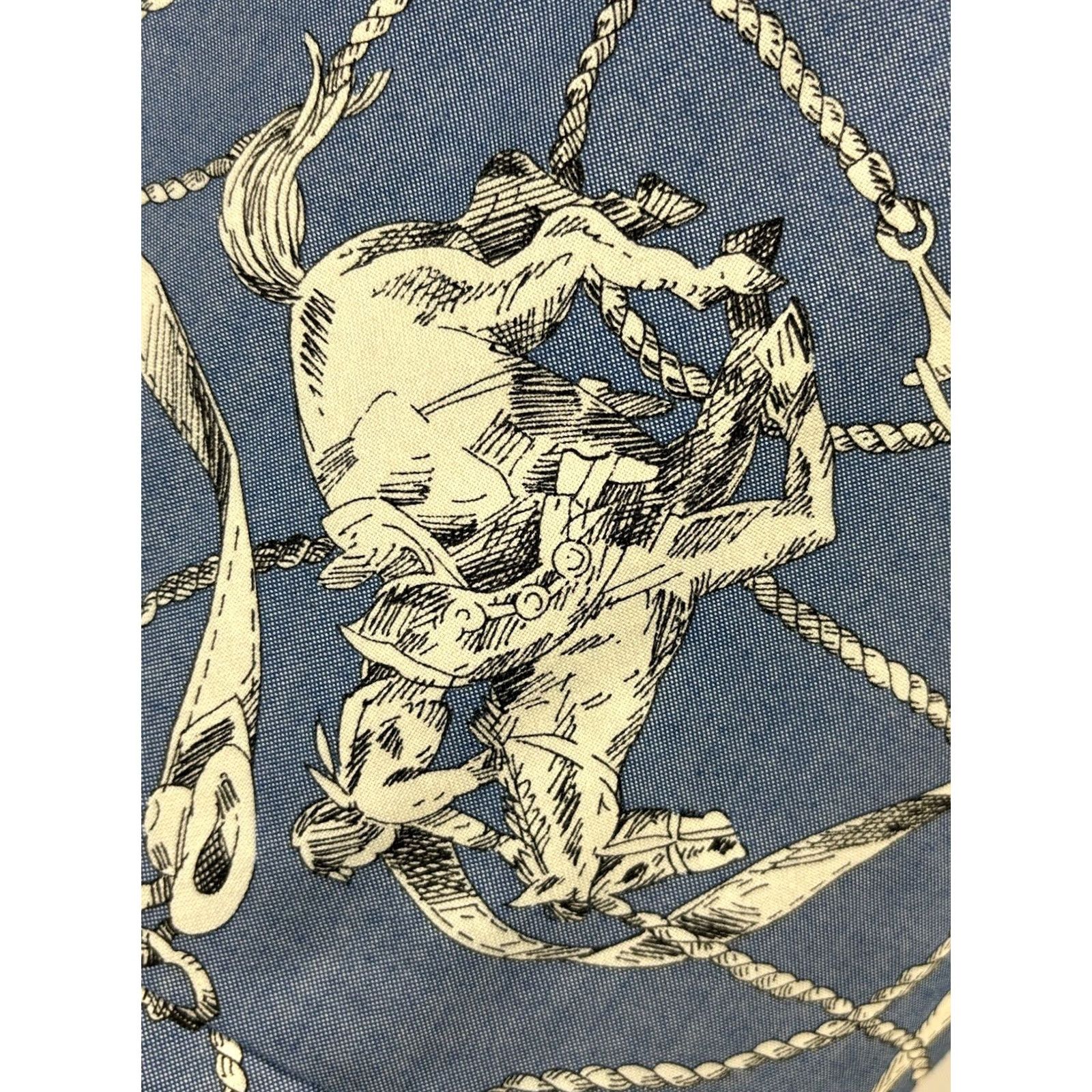 Vintage VINTAGE Bryn Connelly Jumper Dress Dress Sleeveless Pockets Midi Blue S Regular Women Horse Equestrian Overall Size S / US 4 / IT 40 - 6 Thumbnail