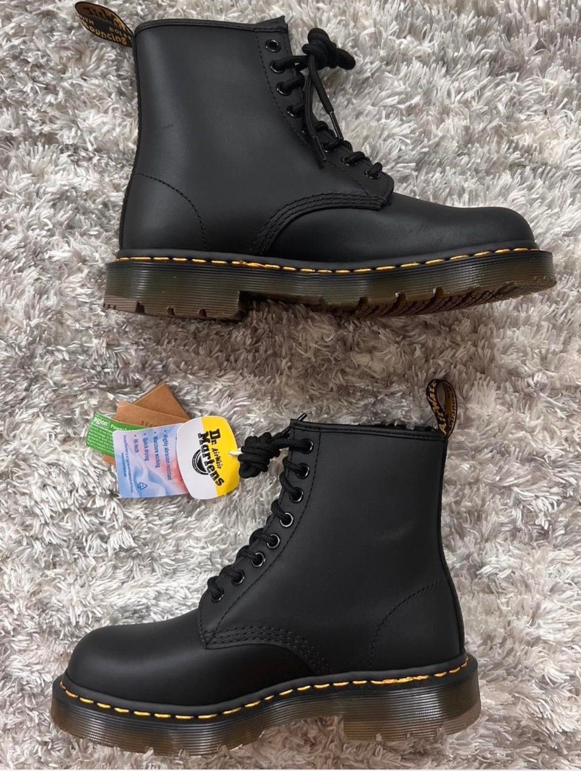 Dr. Martens Dr. Martens Womens Airwair 1460 Slip Resistant Boots NEW Size US 7 / IT 37 - 1 Thumbnail