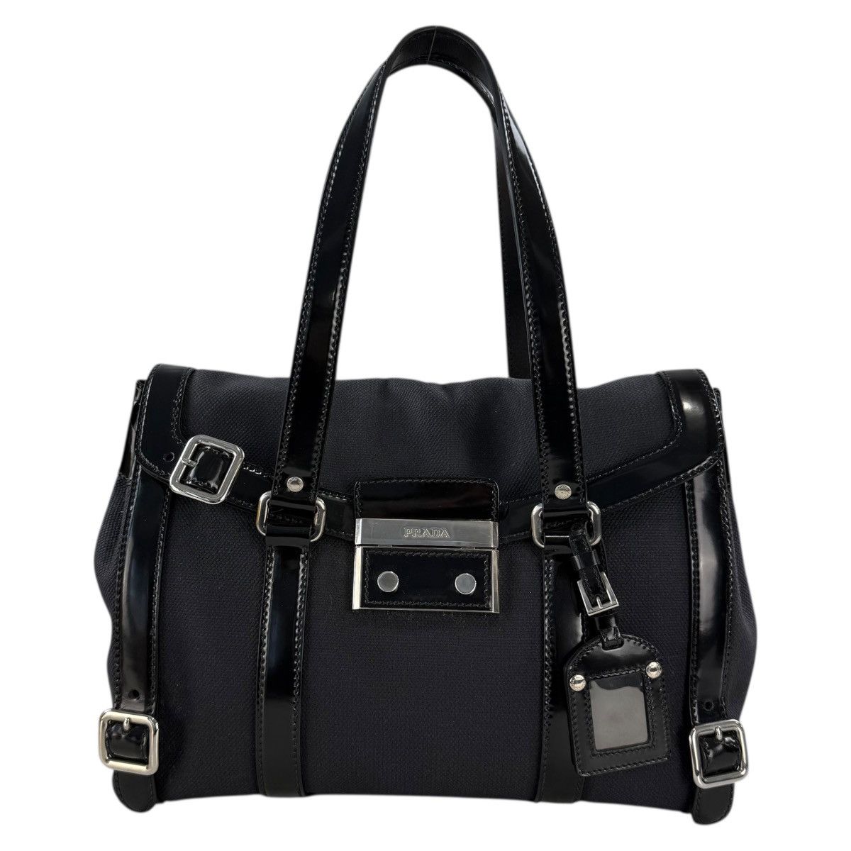Prada Prada Canvas Flap Shoulder Bag Size ONE SIZE - 1 Thumbnail