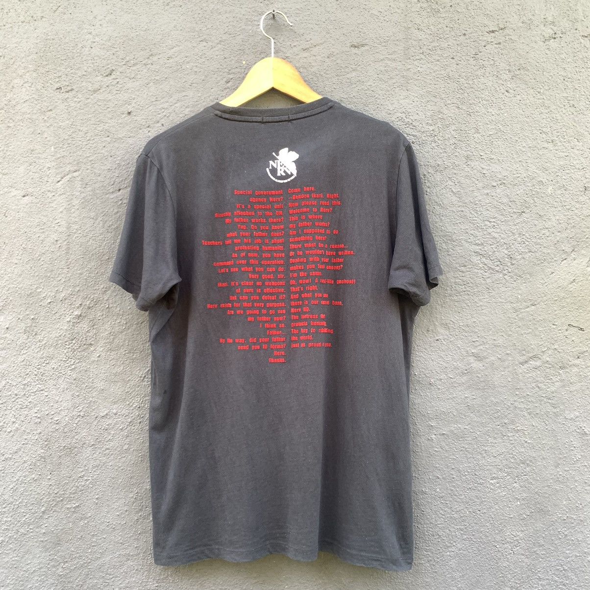 Uniqlo Faded NERV Evangelion Neon Genesis Anima X Uniqlo Tee Size US L / EU 52-54 / 3 - 4 Thumbnail