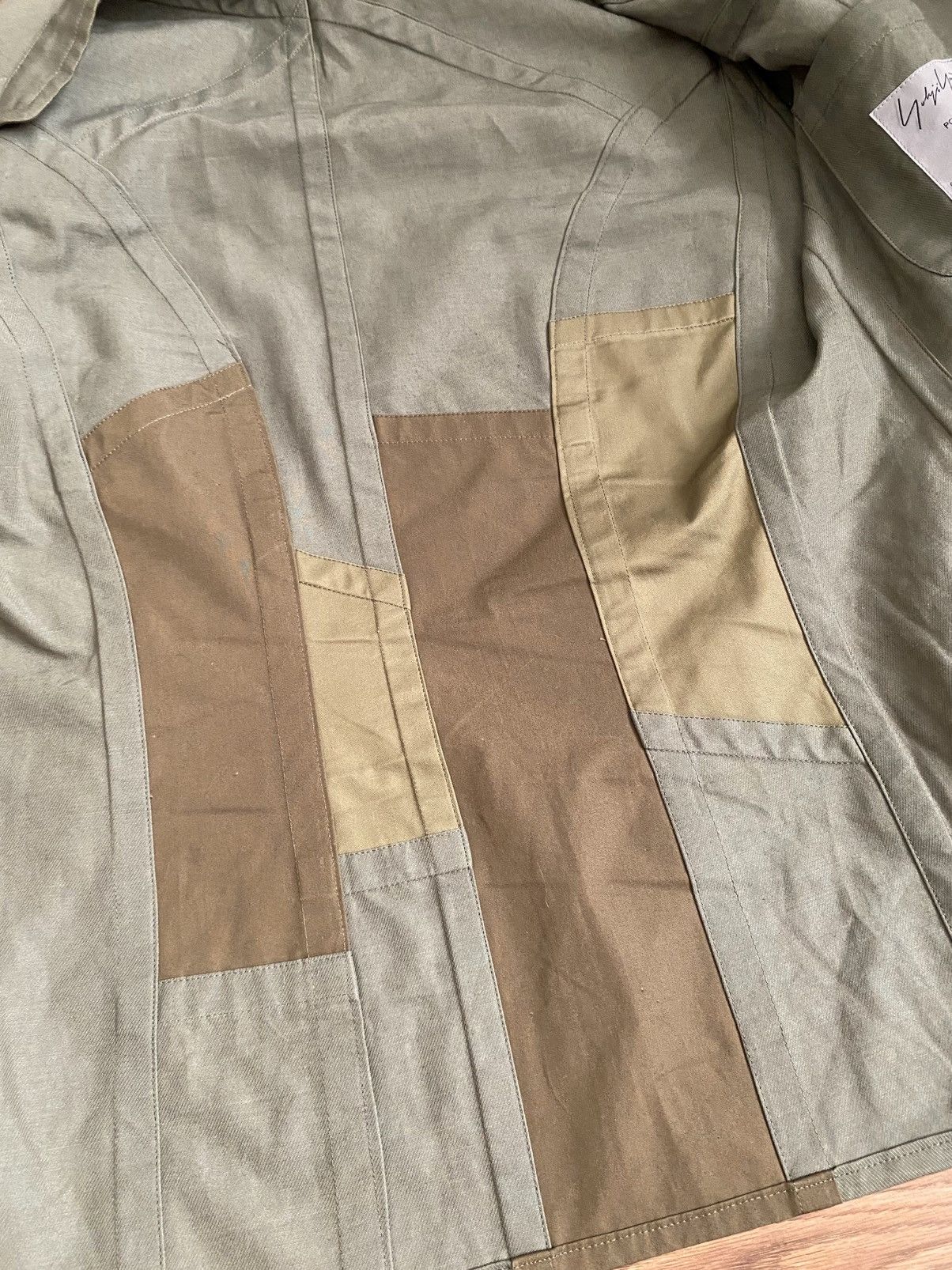 Yohji Yamamoto Yohji Yamamoto Pour Homme Linen Cotton Cubist Jacket SS12 Size US M / EU 48-50 / 2 - 10 Thumbnail
