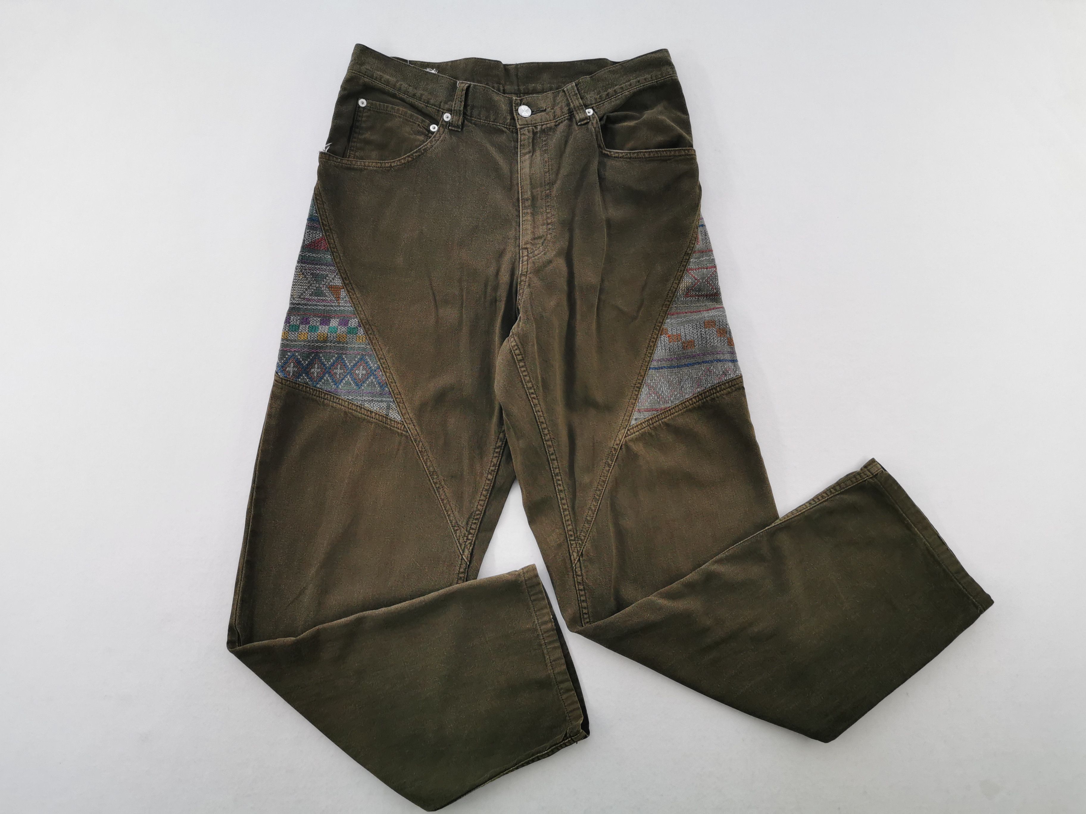 Issey Miyake Vintage 90's Issey Miyake X Final Home Denim Made In Japan Size US 31 - 1 Thumbnail
