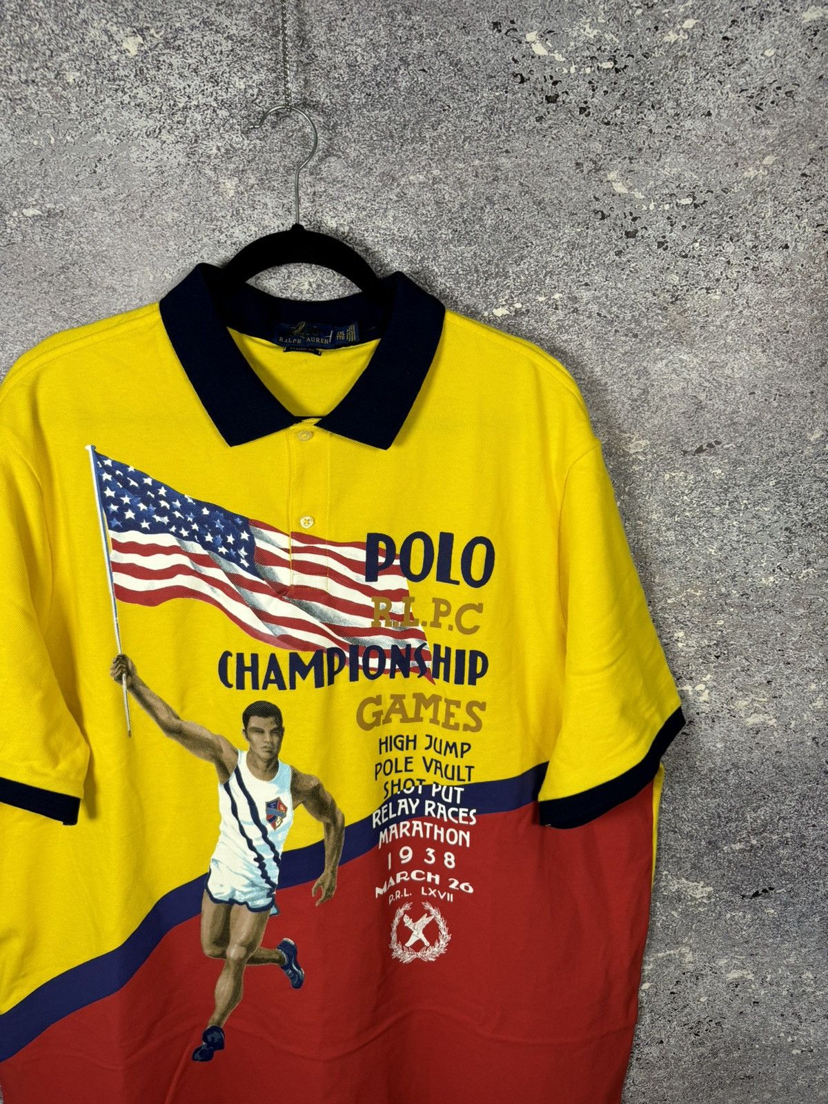 Polo Ralph Lauren POLO RALPH LAUREN CHAMPIONSHIP GAMES USA OLYMPICS POLO 2XL Size US XXL / EU 58 / 5 - 2 Thumbnail