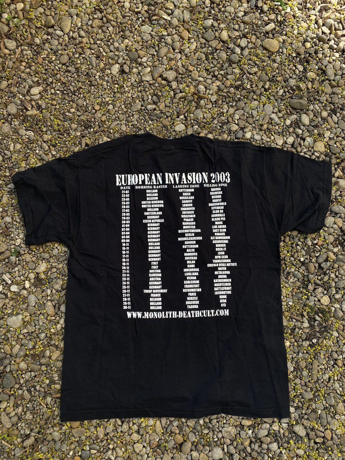 Band Tees × Vintage The Monolith Deathcult White Crematorium Vintage 2003 Tee Size US XL / EU 56 / 4 - 2 Thumbnail