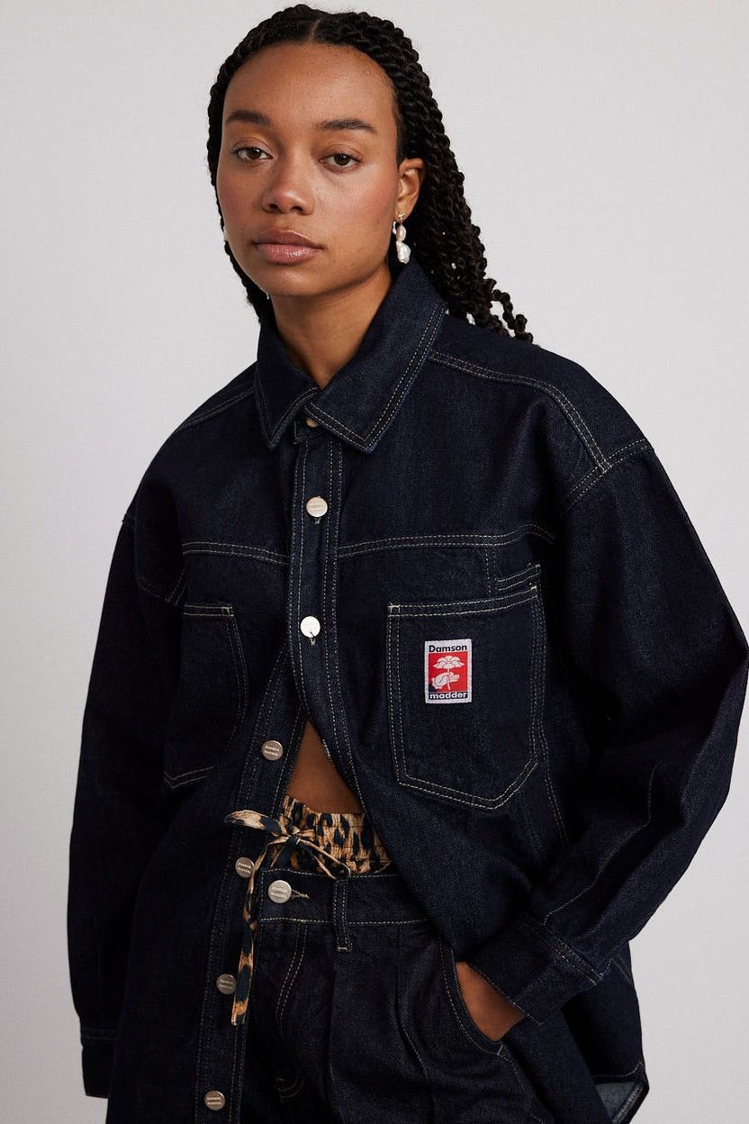 Other NOVA OVERSIZED DENIM JACKET DAMSON MADDER Size XL / US 12-14 / IT 48-50 - 8 Thumbnail