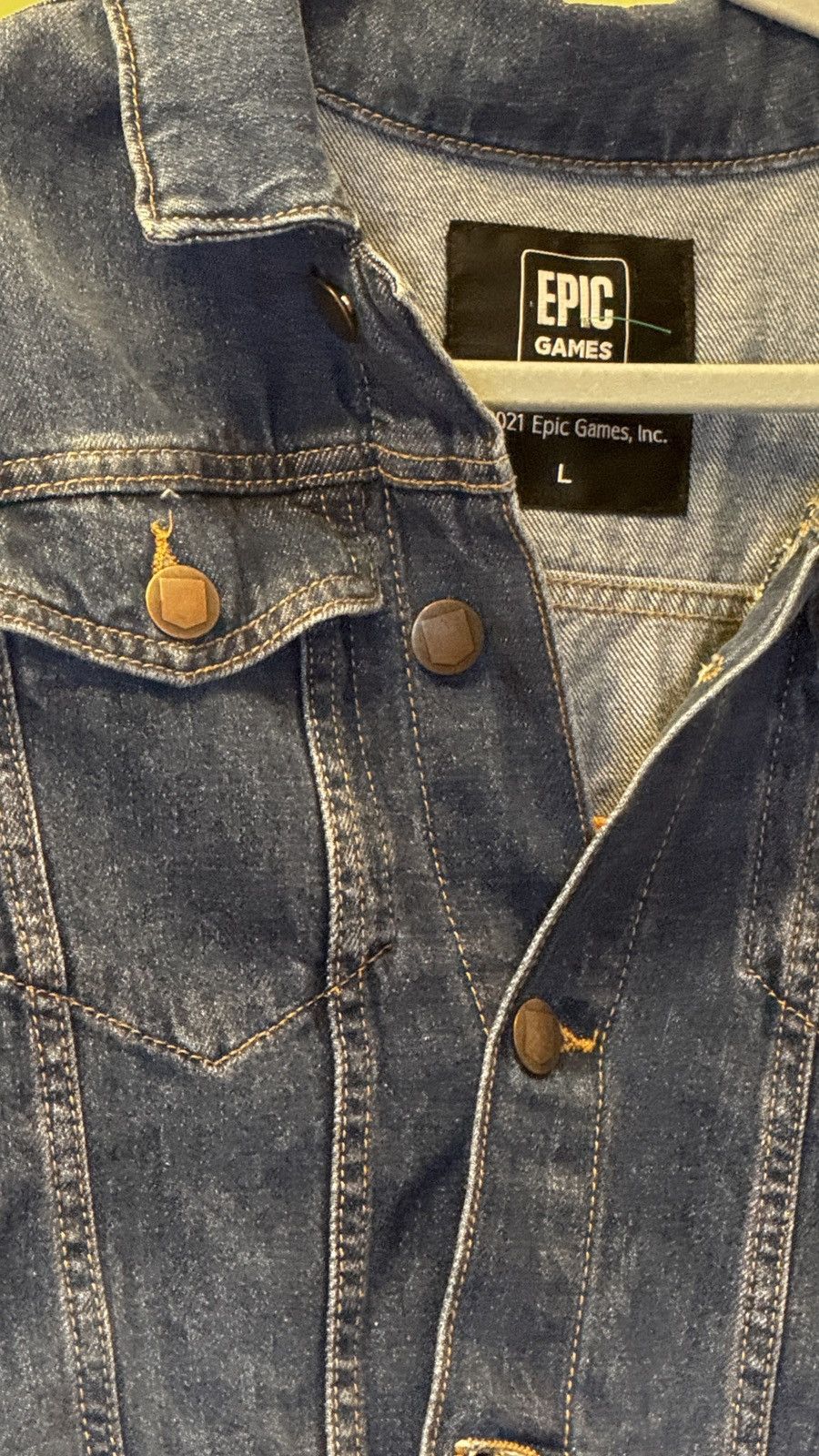 Designer × Other × Video Store Apparel EPIC GAMES STAFF EXCLUSIVE DENIM JACKET Size US L / EU 52-54 / 3 - 4 Thumbnail