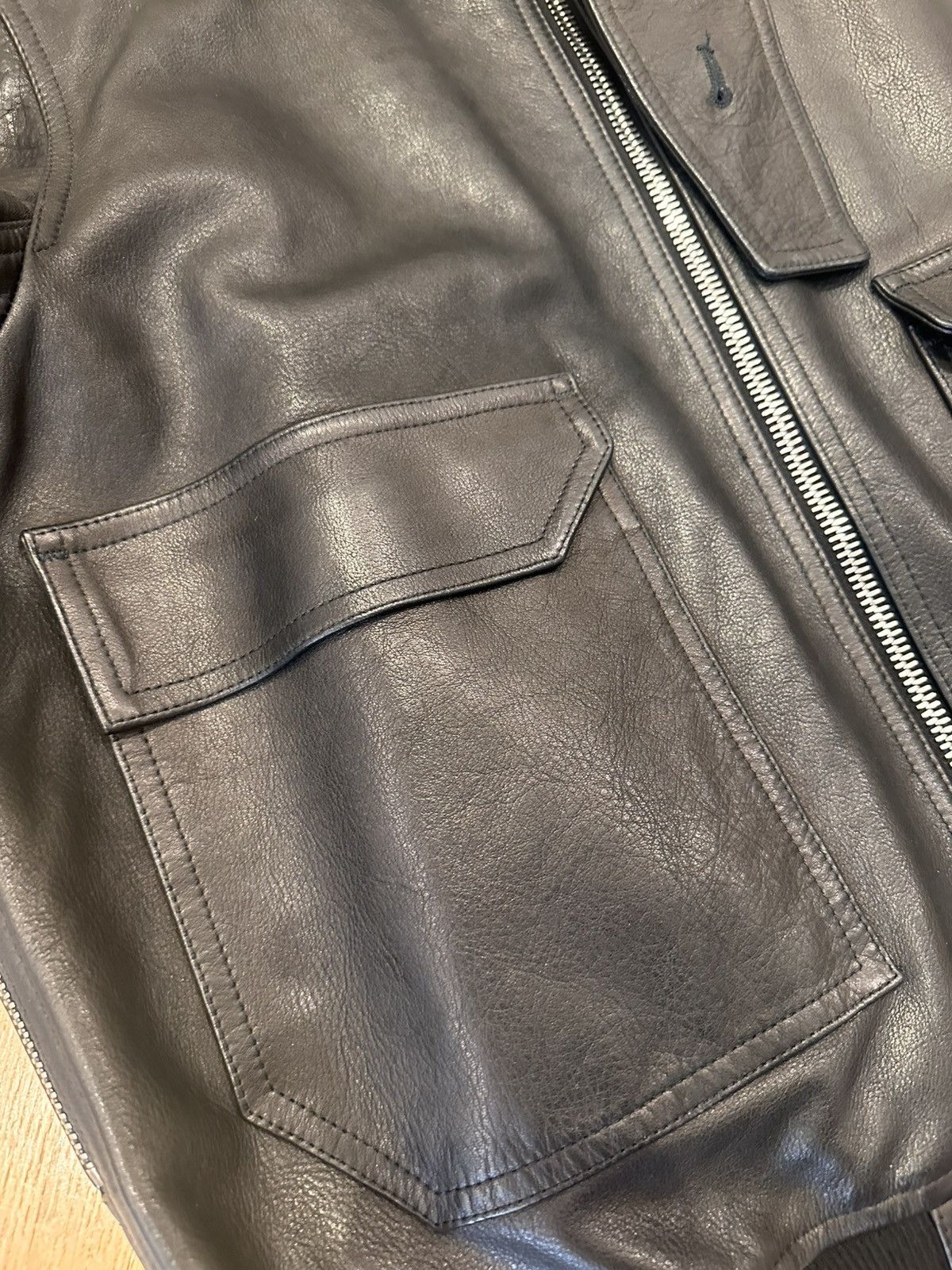 Rick Owens DIRT SS18 LEATHER JACKET SIZE 56 Size US XL / EU 56 / 4 - 7 Thumbnail