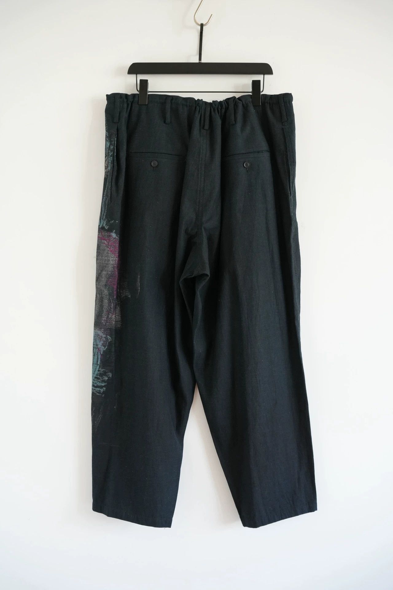 Yohji Yamamoto Yohji Yamamoto 24AW PH Kie Print Cotton Pants Size US 29 - 2 Thumbnail