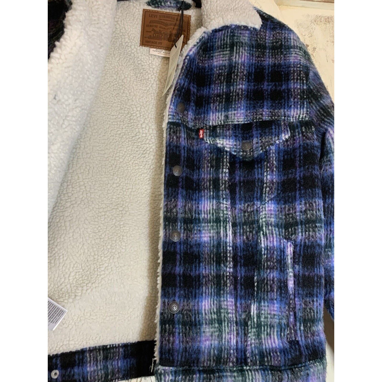 Levi's Levi's Sherpa Trucker Men's Jacket, Vintage - Size S - NWT Size US S / EU 44-46 / 1 - 13 Thumbnail