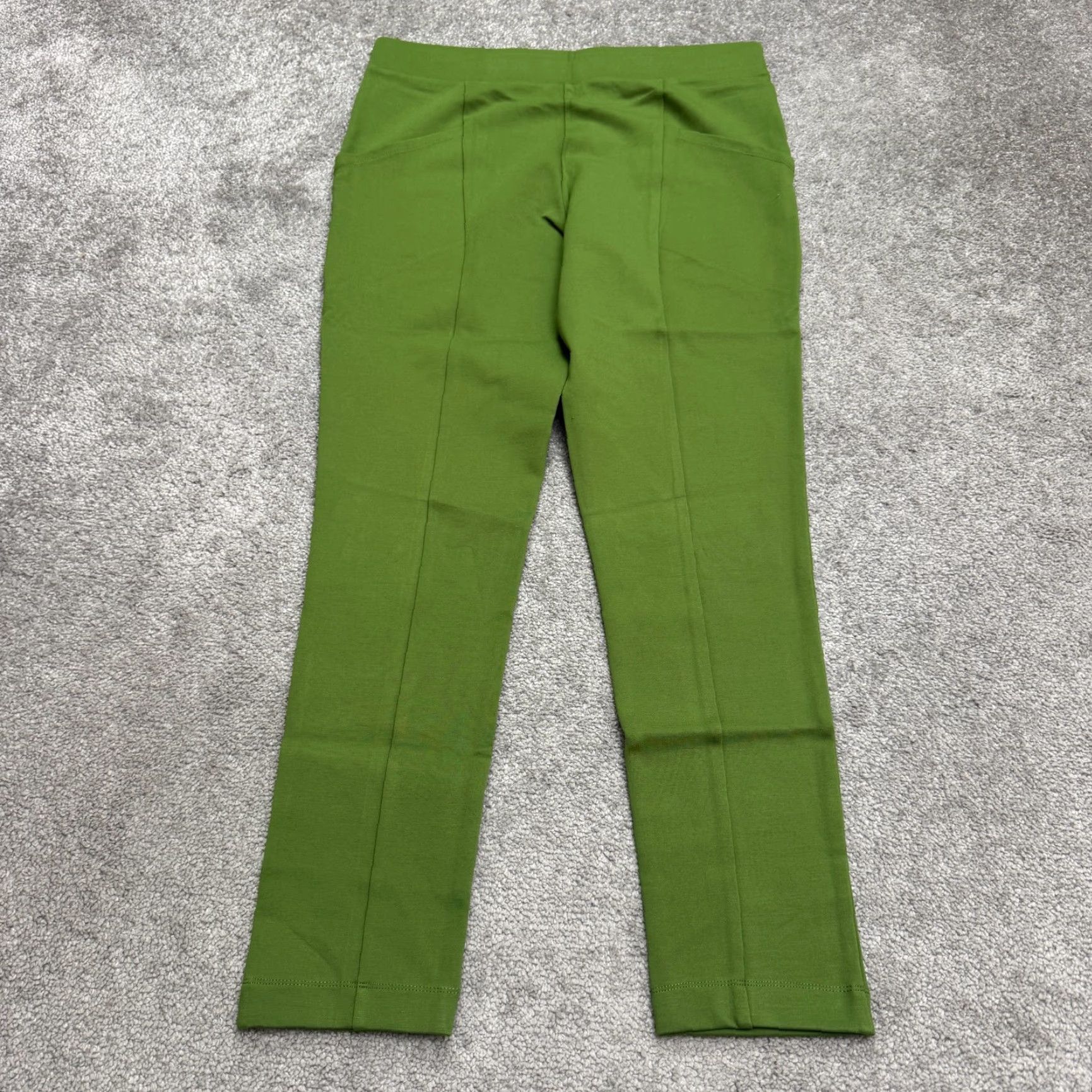 Vintage VINTAGE Betabrand Skinny Yoga Pants Women Large Green Stretch Pockets Casual Workout 90s Mens Size 36" / US 14 / IT 50 - 2 Thumbnail