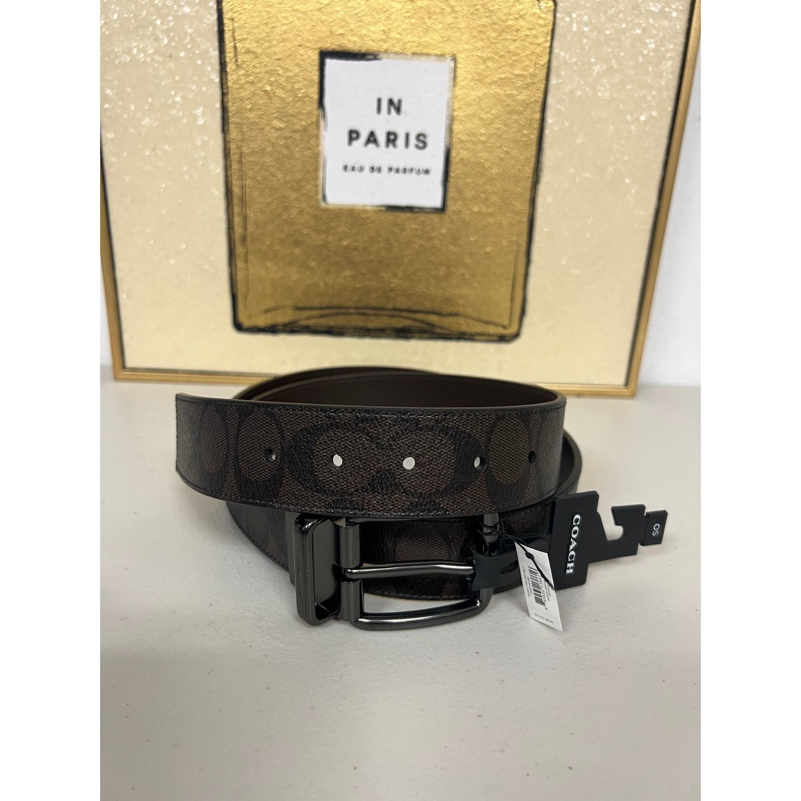 Coach Coach F64839 Harness Buckle Cut-To-Size Reversible Belt, Size ONE SIZE - 2 Thumbnail