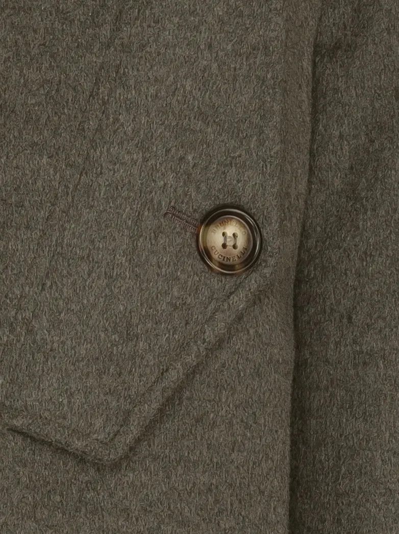 Brunello Cucinelli o1w1db10226 Cashmere Coat in Grey Size US M / EU 48-50 / 2 - 5 Thumbnail
