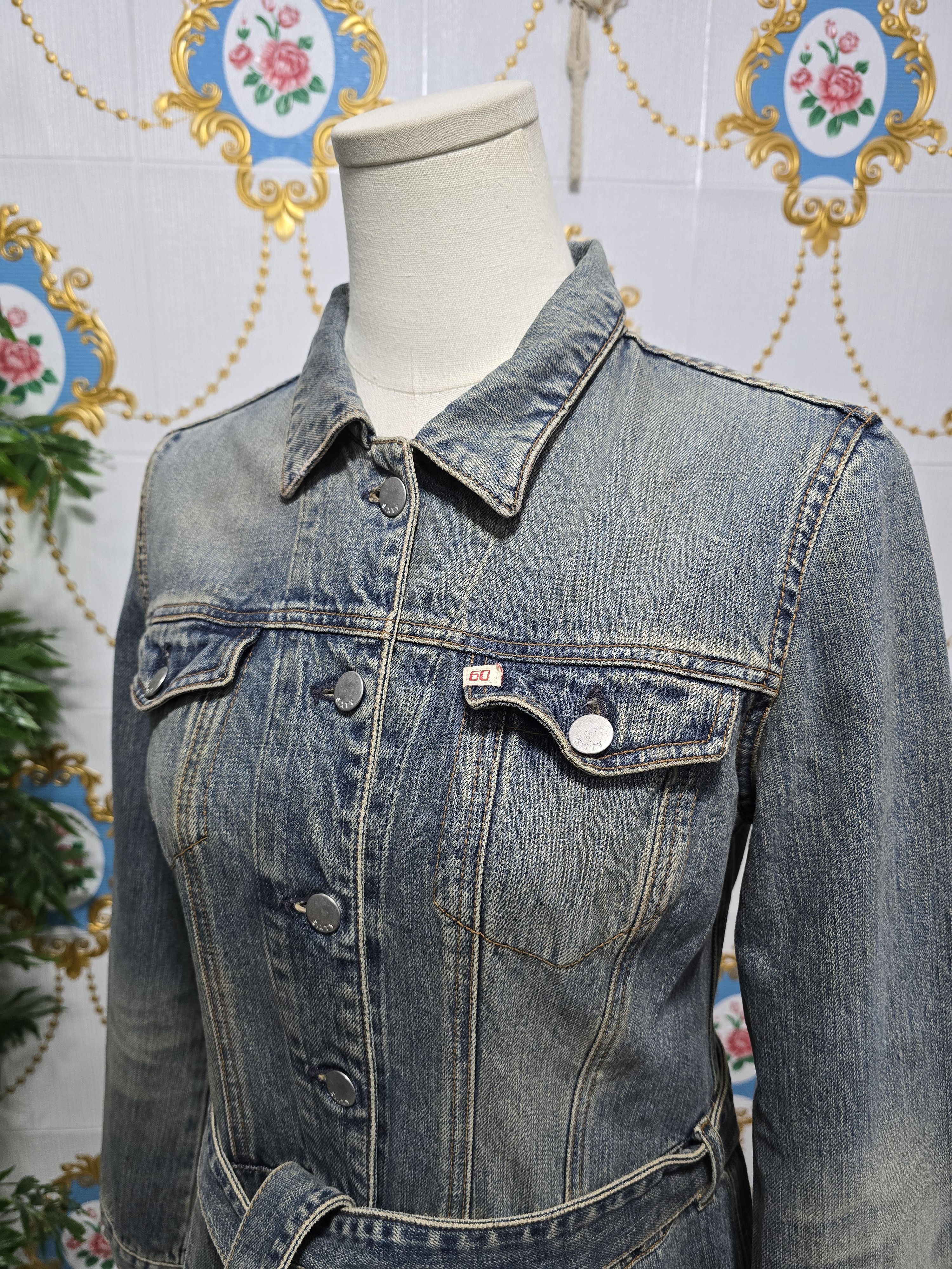 Miss Sixty × Vintage MISS SIXTY large Denim Vintage Jacket LIKE NEW CONDITION Size L / US 10 / IT 46 - 9 Thumbnail