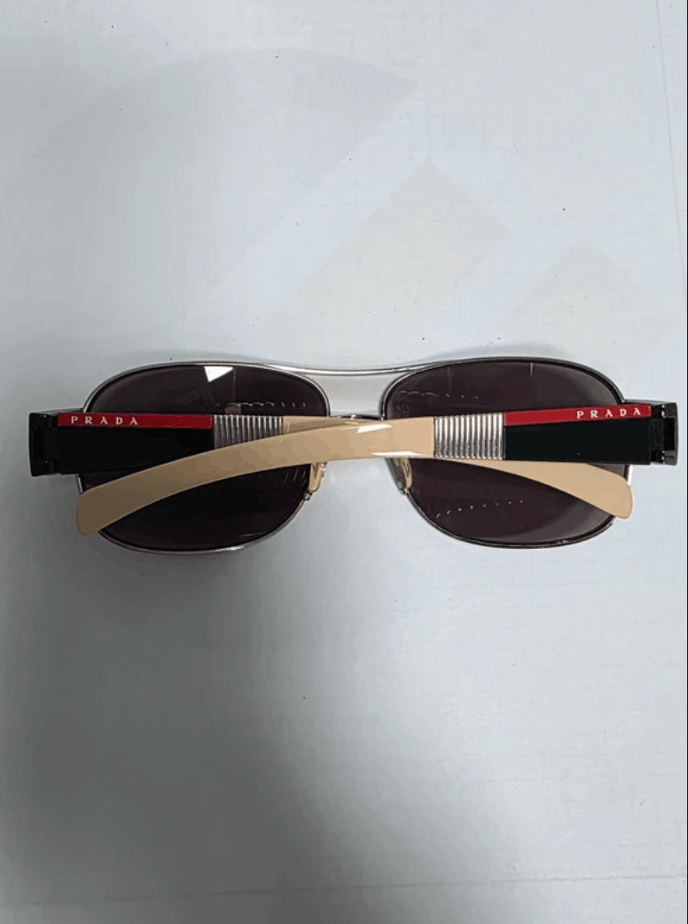 Prada PRADA Sunglasses Flame Star Sport Symbol Wrap Shield Mask Size ONE SIZE - 1 Thumbnail