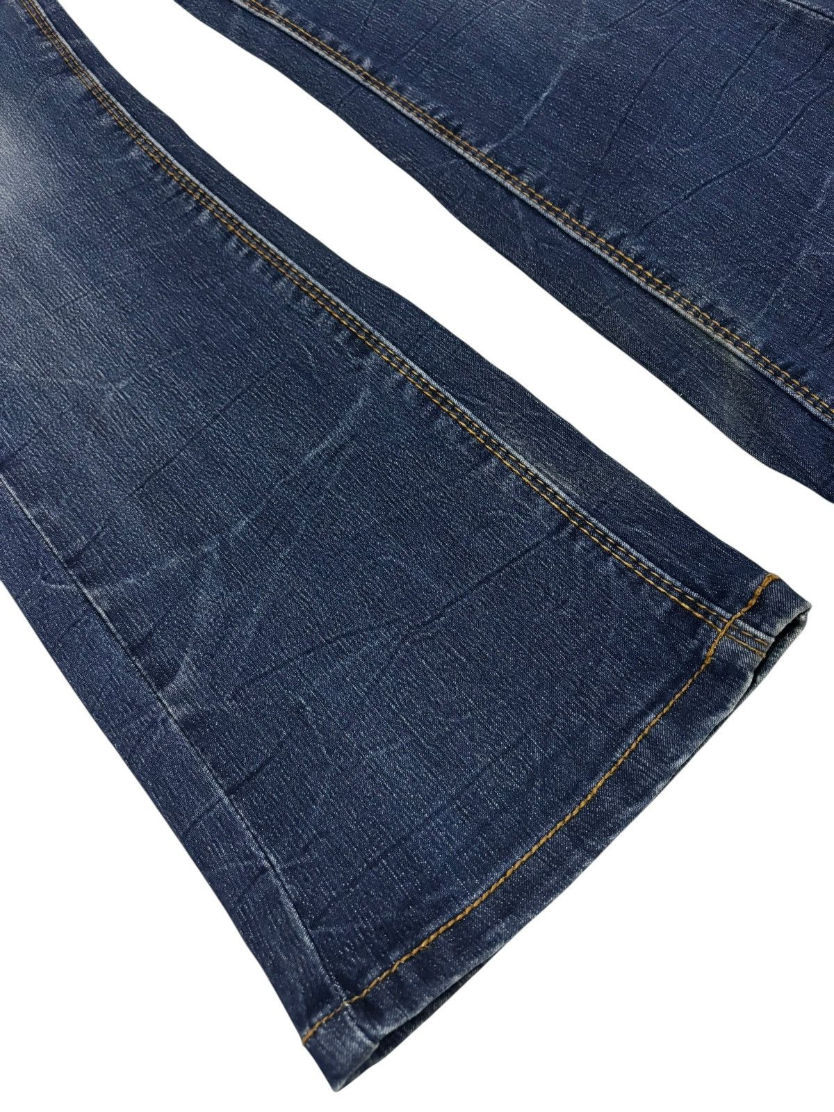 Japanese Brand Spicy Denim Japan Flared Bootcut Jeans Size 28" / US 6 / IT 42 - 3 Thumbnail