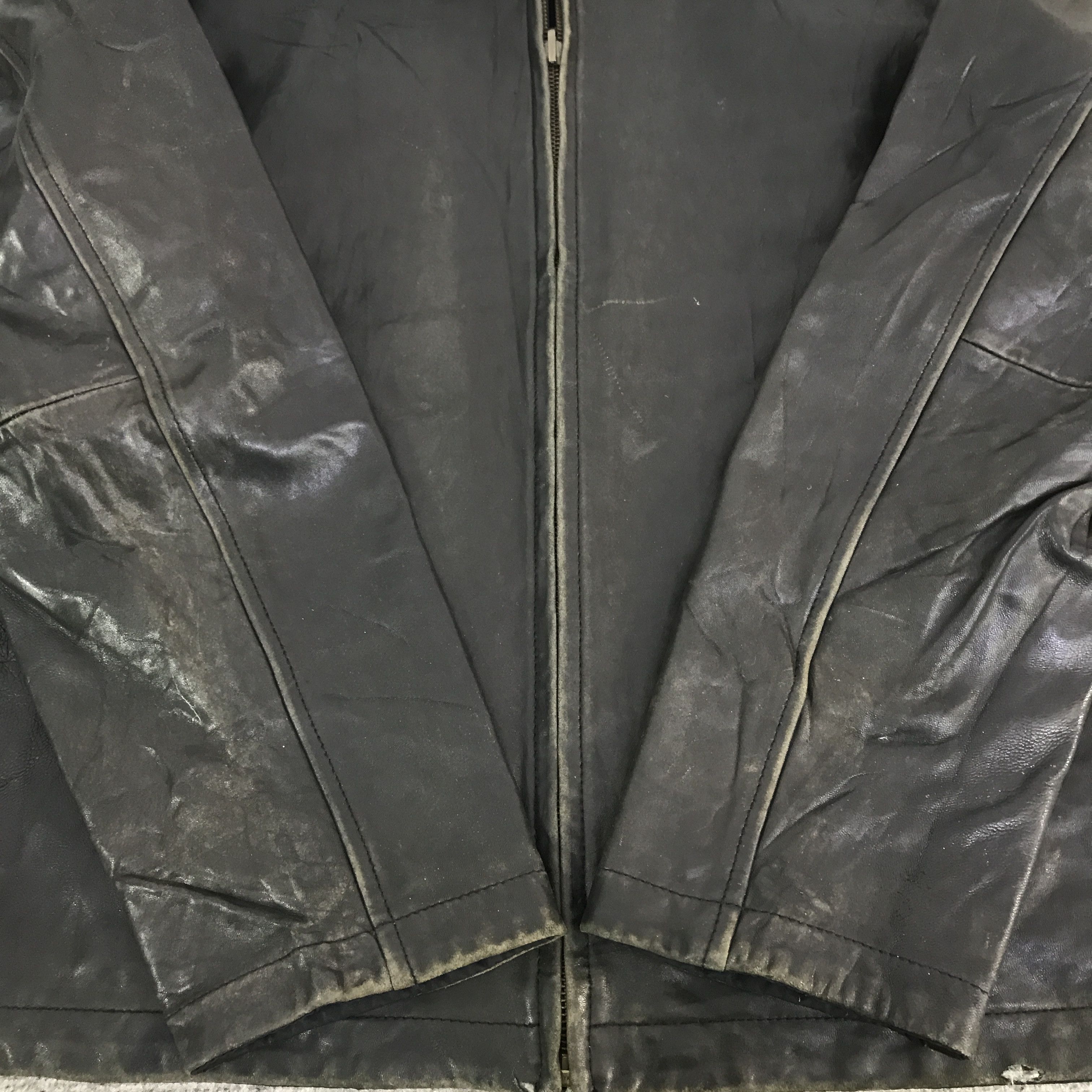 Nautica nautica black leather jacket K115B17 Size US L / EU 52-54 / 3 - 8 Thumbnail