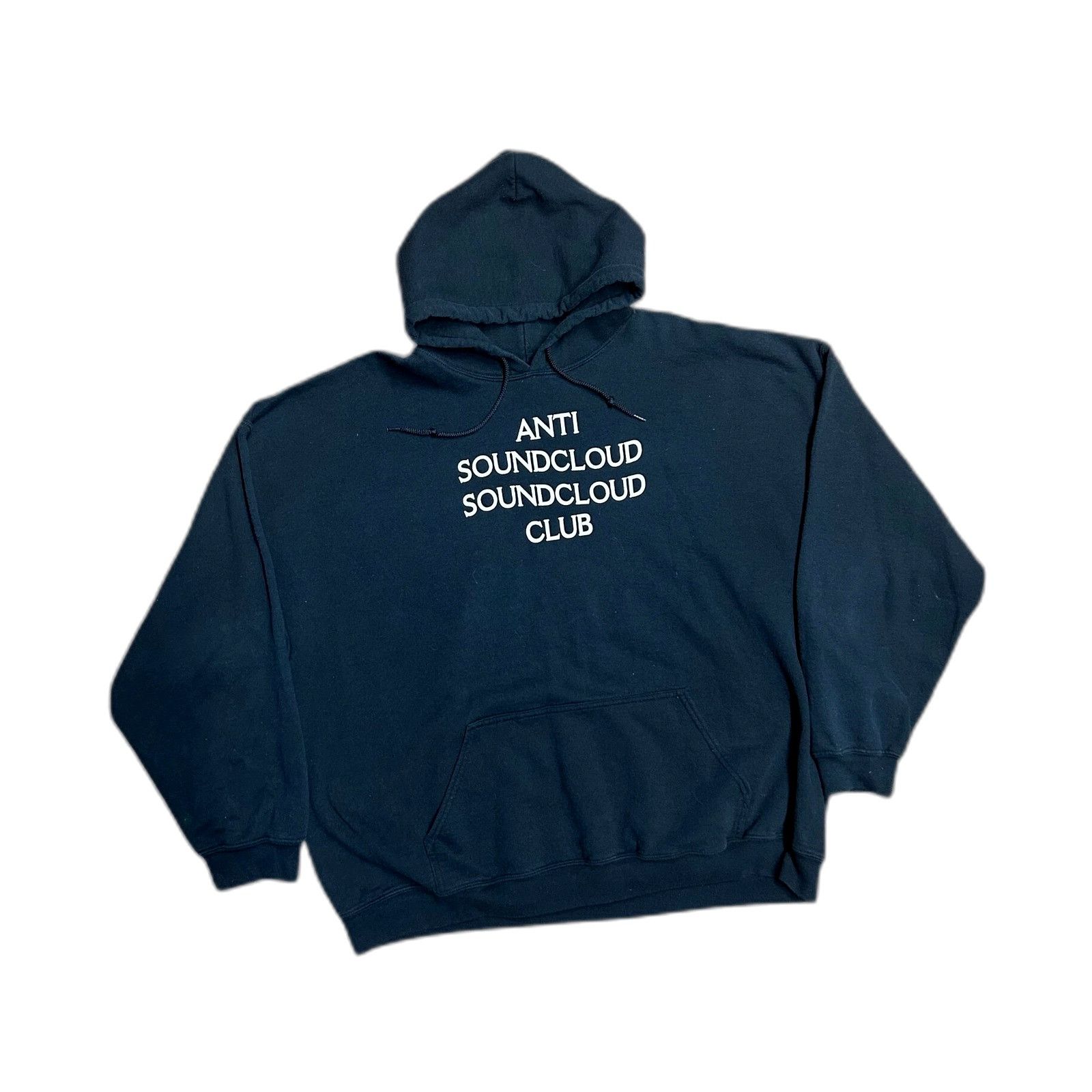 Gildan Anti Soundcloud Soundcloud Club Hoodie Black 3XL Size US XXL / EU 58 / 5 - 1 Thumbnail