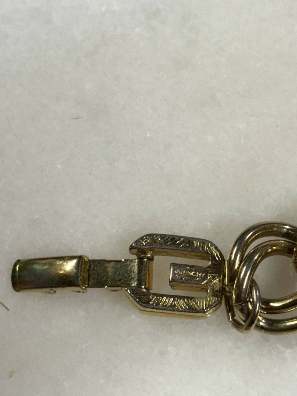 Givenchy Givenchy Interlocking Gold Bracelet Vtg Chain Preowned Size ONE SIZE - 3 Thumbnail