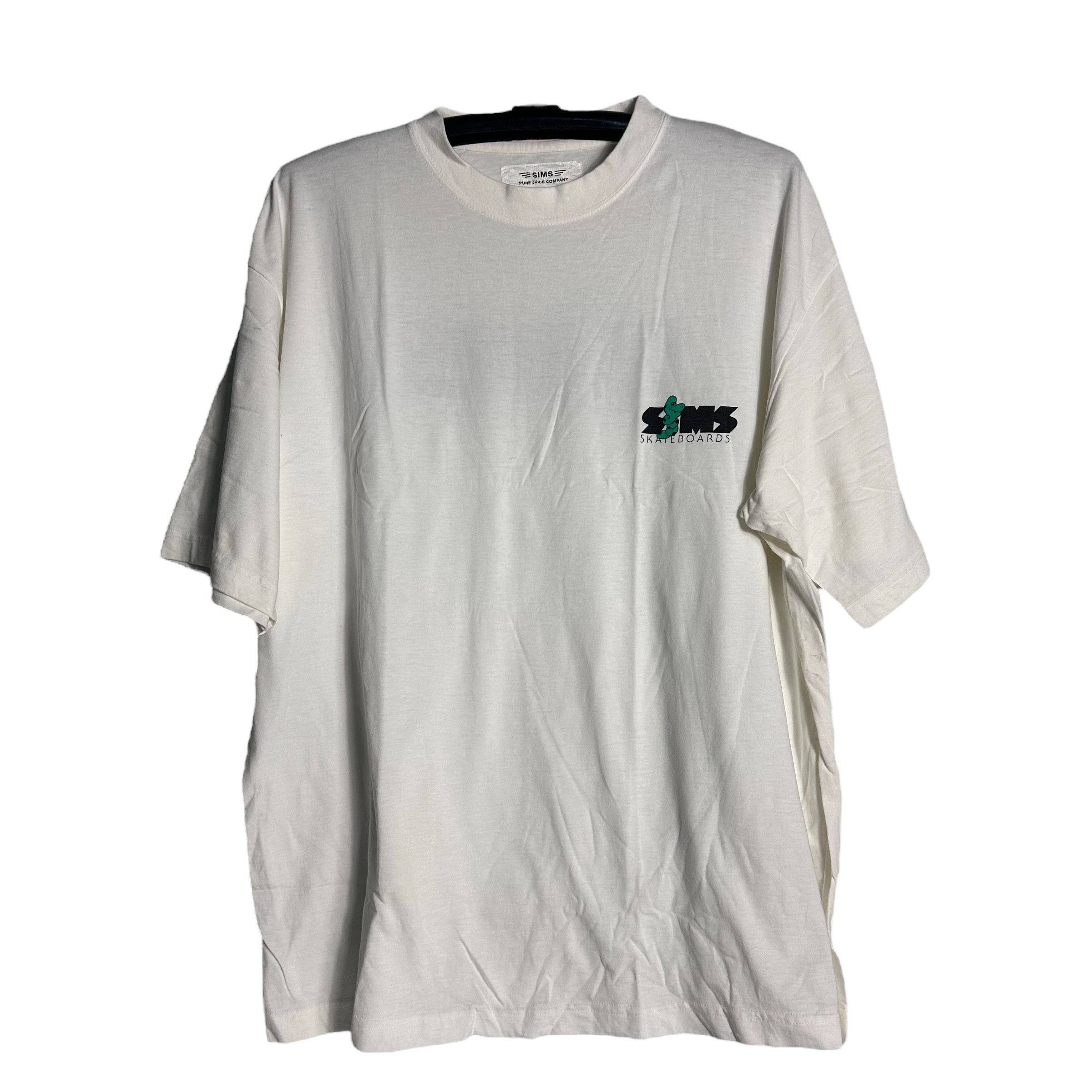 Other 🔥RARE🔥Vintage Sims Skateboard Spell Out T-shirt Size US L / EU 52-54 / 3 - 3 Thumbnail