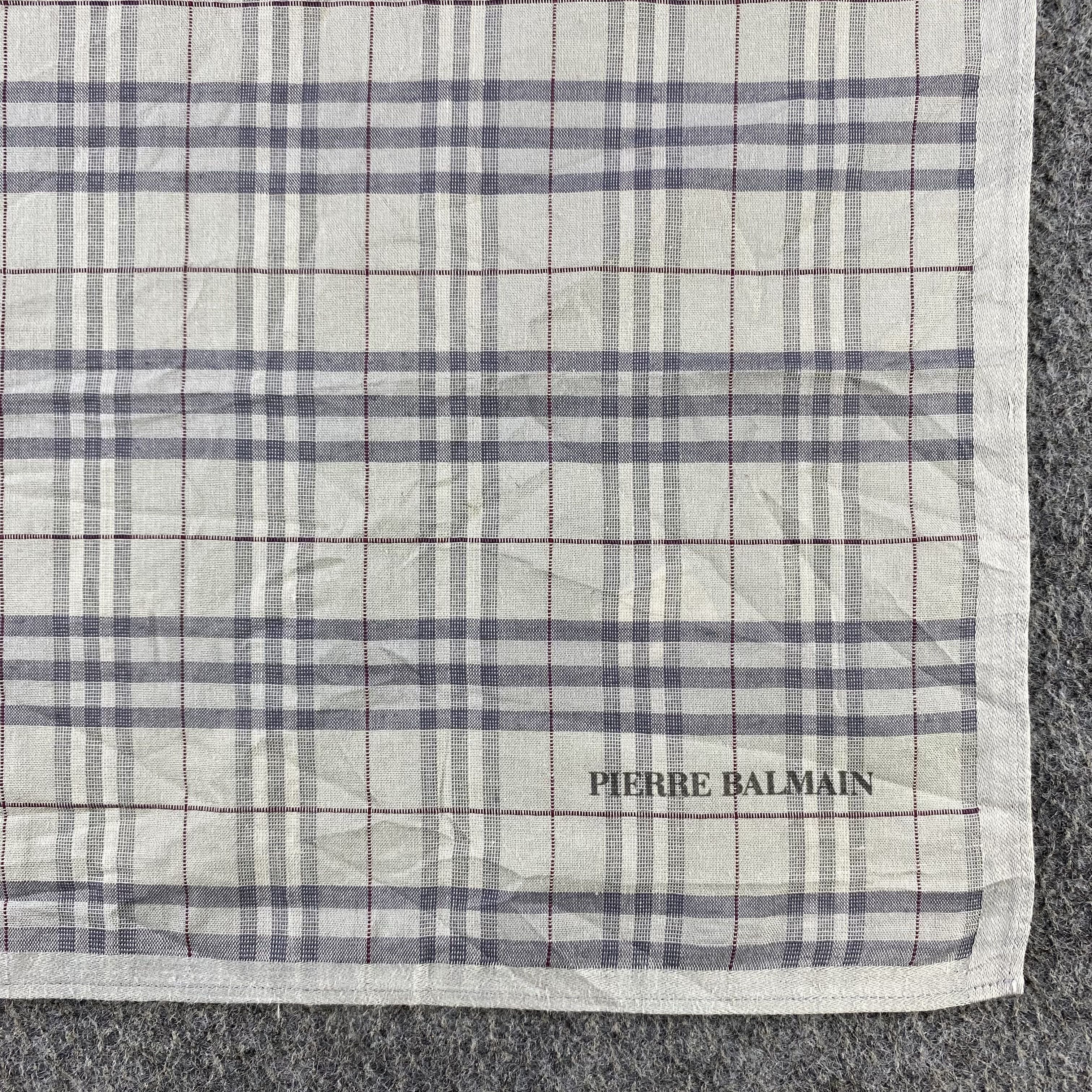 Pierre Balmain × Vintage Pierre Balmain Handkerchief/Neckerchief/Bandana HC864 Size ONE SIZE - 3 Thumbnail