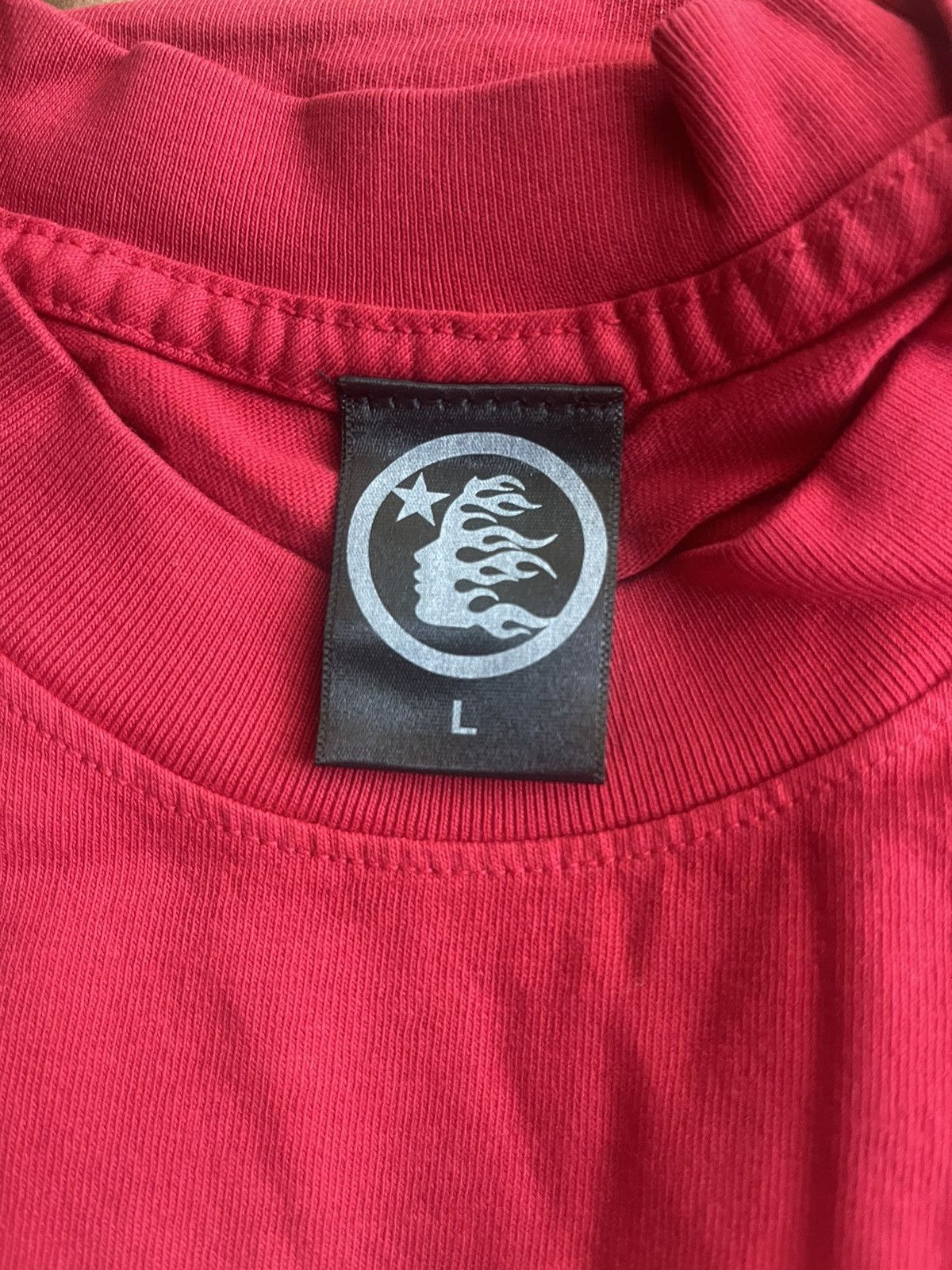 HELLSTAR HellStar Jesus Emblem Red Tee Size US L / EU 52-54 / 3 - 3 Thumbnail