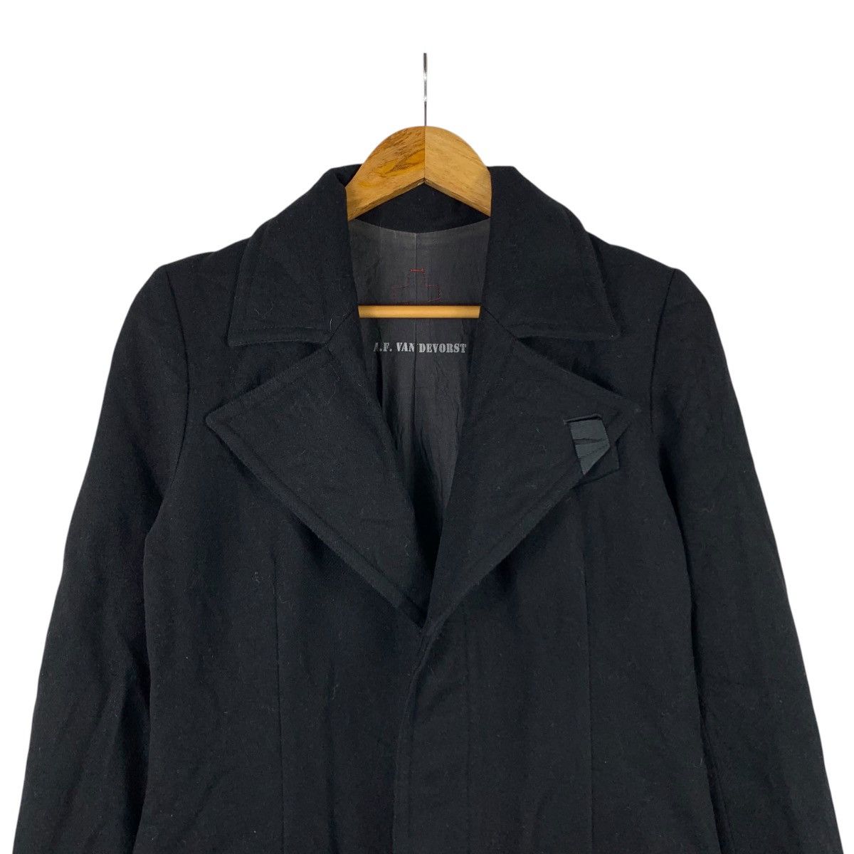 Vintage Vintage A.F.VAN DEVORST Belgian Antwerp Over Coat Jacket Size US S / EU 44-46 / 1 - 3 Thumbnail