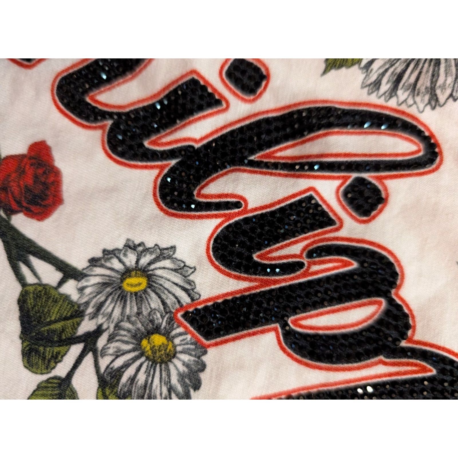 Philipp Plein Philipp Plein Junior Blood Sisters Shirt Rhinestone Cherries Roses Y2K Style S Size US XS / EU 42 / 0 - 5 Thumbnail