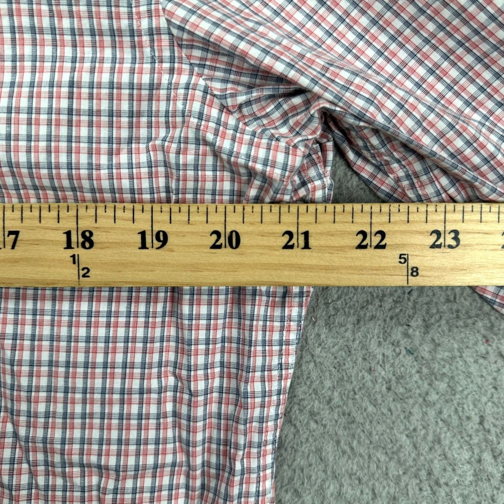 Hugo Boss Hugo Boss Shirt Dress Mens 16 32-33 Blue Red Plaid Long Sleeve Button Up Shirt XXXXXX Size 42R - 6 Thumbnail