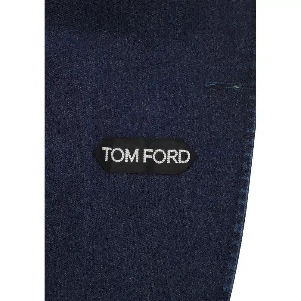 Tom Ford o1sndg0825 1XQY40 Single Breast Blazer in Blue Size US L / EU 52-54 / 3 - 5 Thumbnail