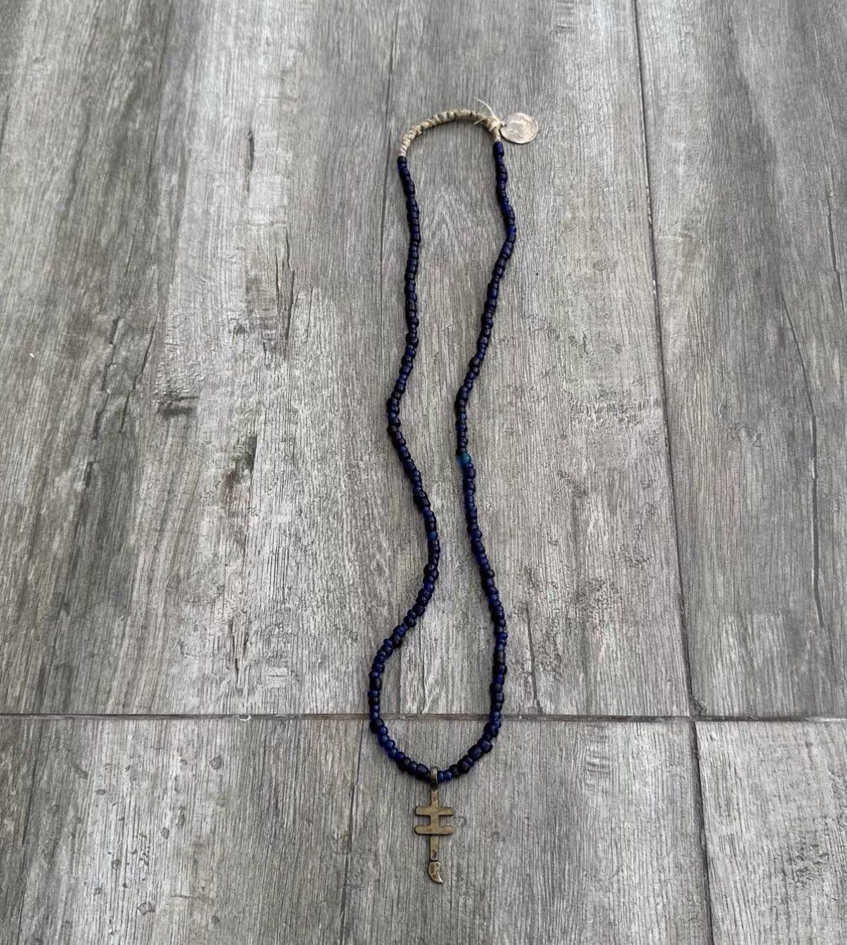 Visvim VISVIM Blue Beads Necklace glass bead Size ONE SIZE - 2 Thumbnail