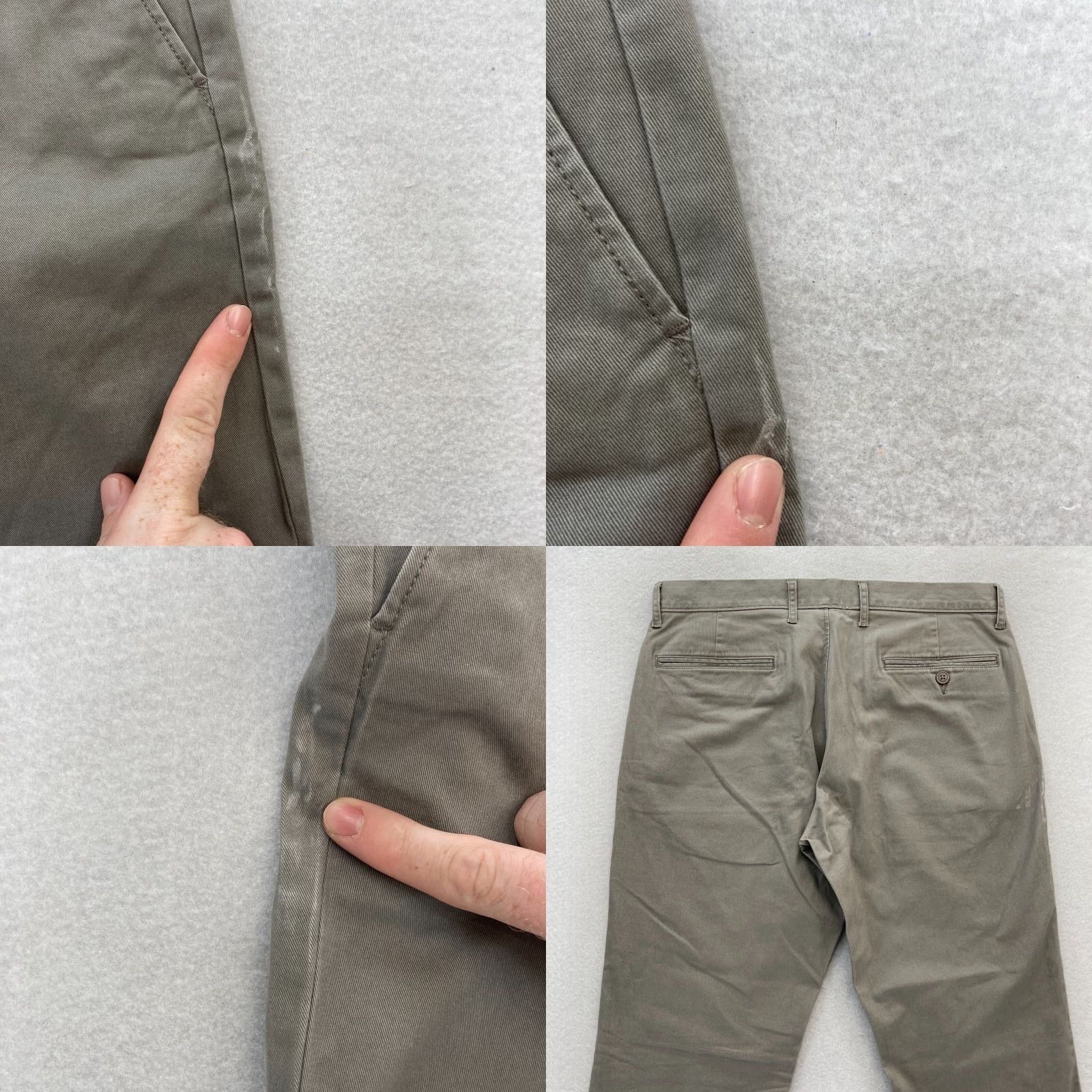 J.Crew J.Crew 770 Pants Mens 31x32 Slim Straight Leg Brown Stretch Fabric Chino Preppy Size US 31 - 9 Thumbnail