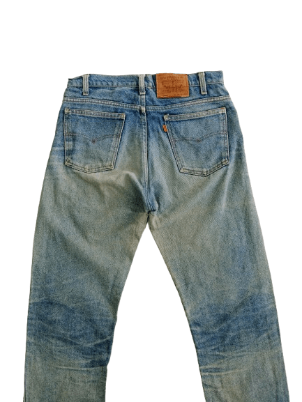 Levi's Vintage Clothing Levis Strauss & Co Distressed Jeans Orange Tag Size US 31 - 4 Thumbnail