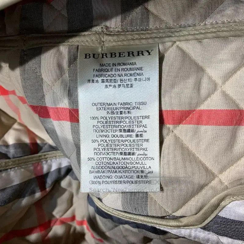 Burberry Burberry Khaki Cotton Women's Quilted Jacket. Size S / US 4 / IT 40 - 5 Thumbnail