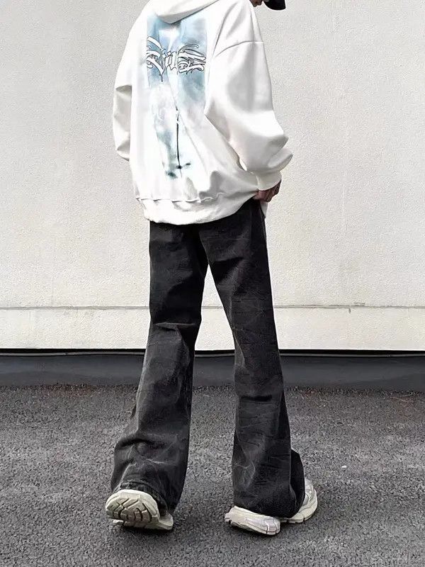 VIBE Vintage washed corrugated bootcut jeans Size US 32 / EU 48 - 5 Thumbnail