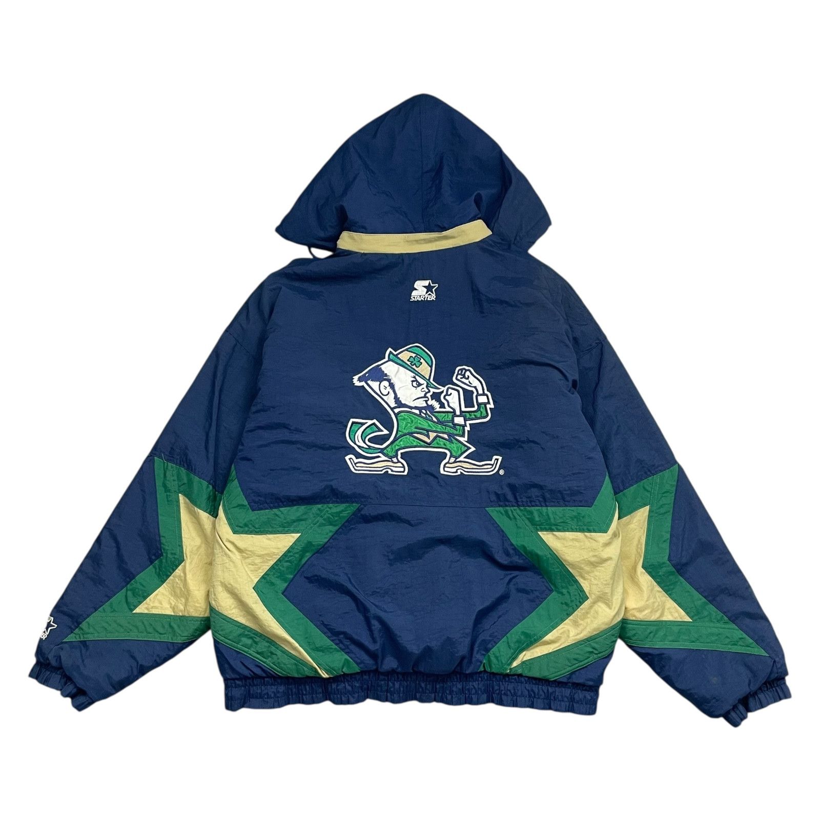 NCAA VTG 90s NOTRE DAME FIGHTING IRISH STARTER PUFFER JACKET Size US L / EU 52-54 / 3 - 1 Thumbnail