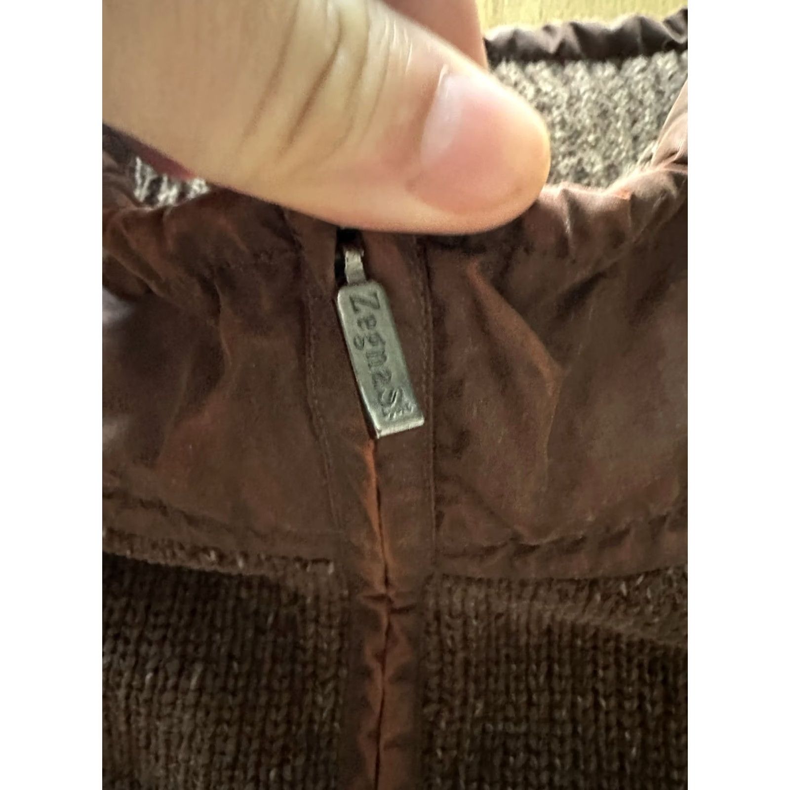 Ermenegildo Zegna VINTAGE Ermenegildo Zegna Sport Sweater XL Brown Wool Cotton 1/4 Zip Chunky Knit EARTH Men Size US XL / EU 56 / 4 - 3 Thumbnail