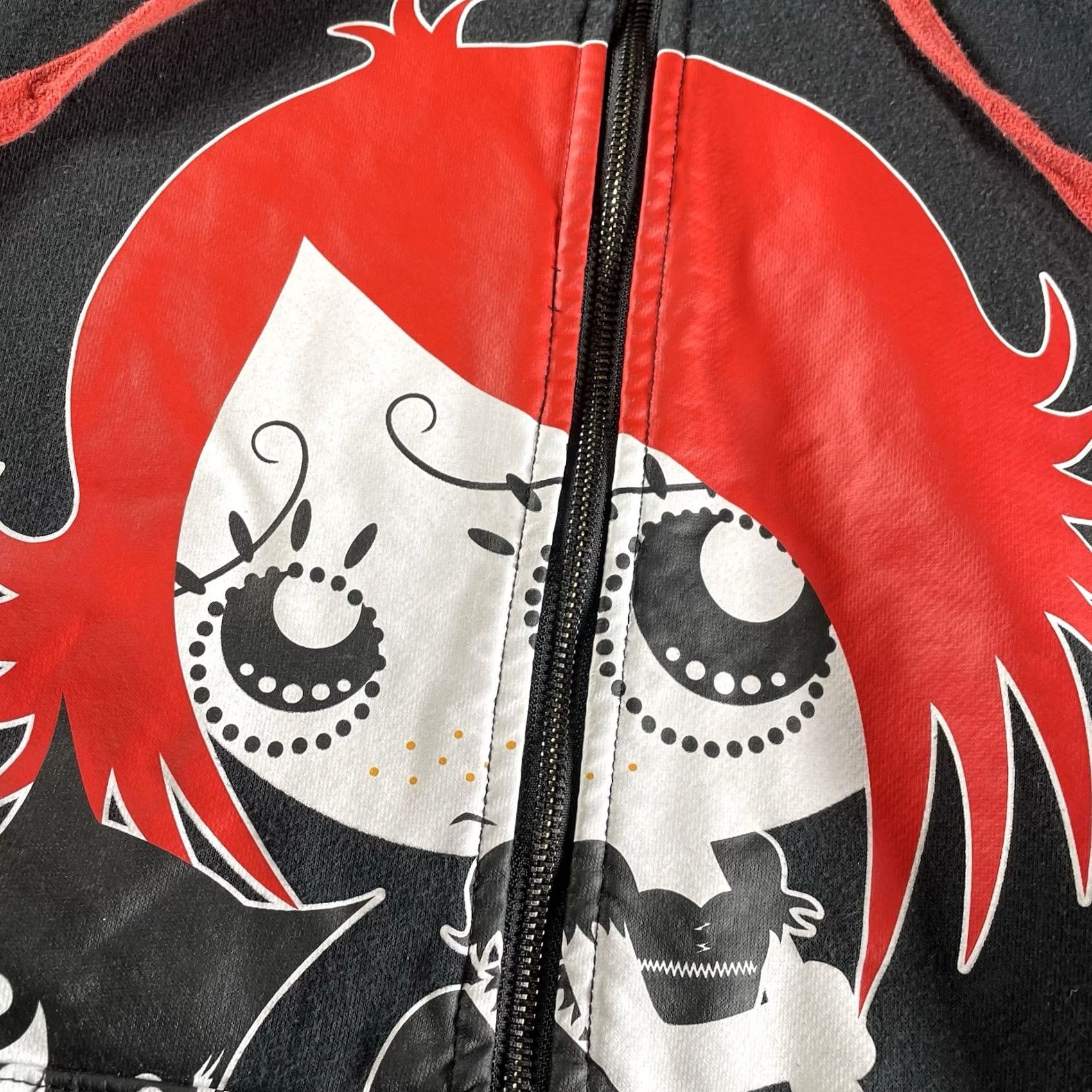 Vintage VINTAGE Hot Topic X Ruby Gloom Zip Up Hoodie Womens XL Black Cat Hoodie Gloom And Doom Ruby Cat N/A Size XL / US 12-14 / IT 48-50 - 5 Thumbnail