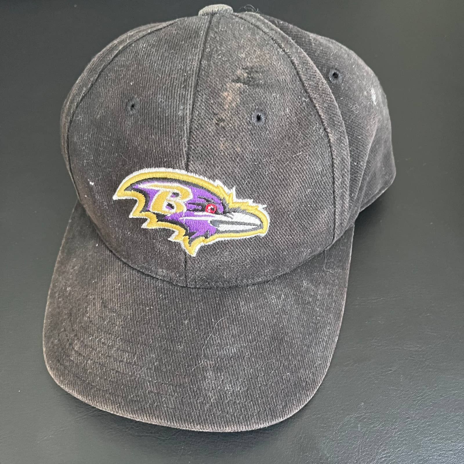 Vintage Vintage 2000’s Puma NFL Baltimore Ravens Strapback Hat Size ONE SIZE - 4 Thumbnail