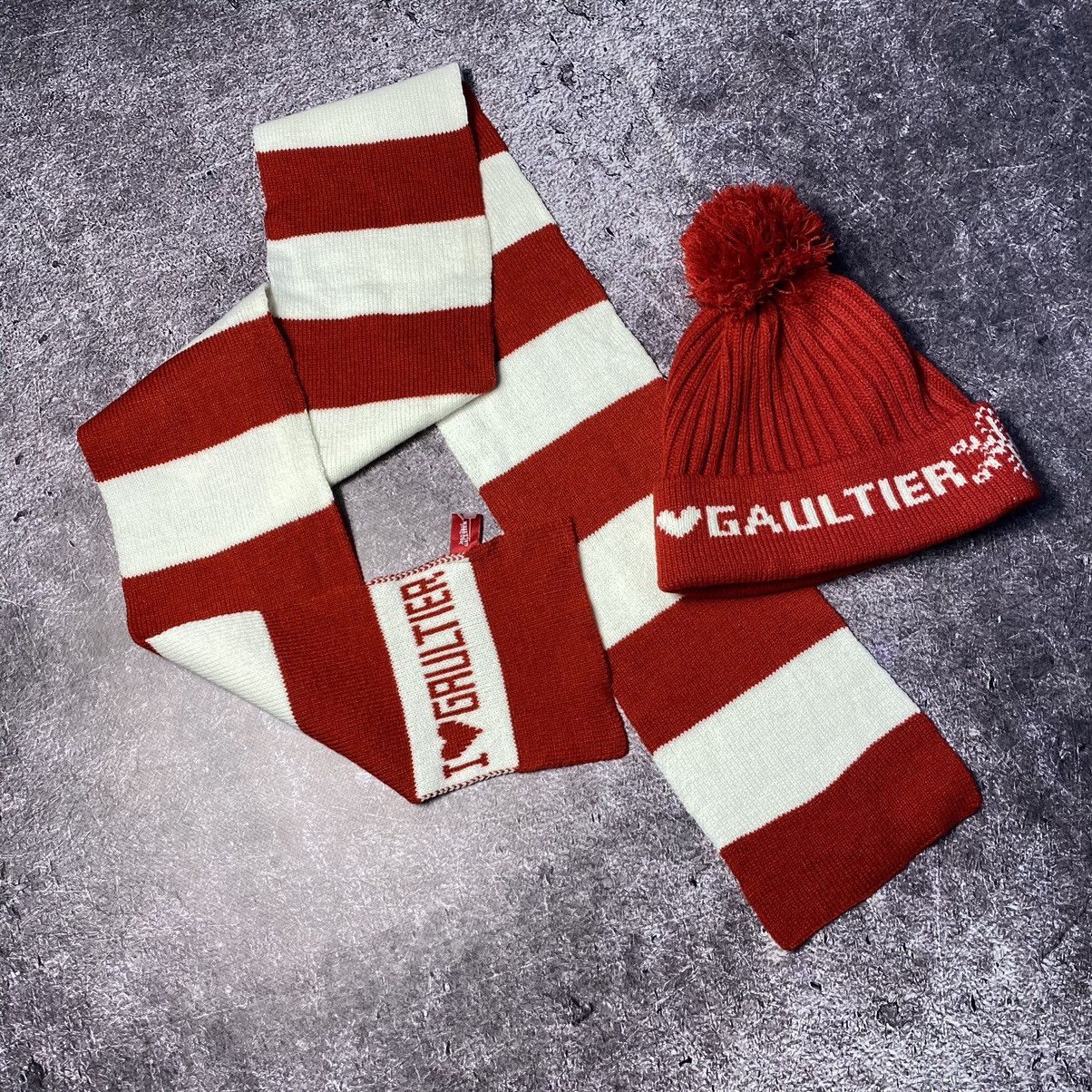 Jean Paul Gaultier Winter ❄️ Combo Jean Paul Gaultier Scarf -Hat🧣❤️ Size ONE SIZE - 2 Thumbnail