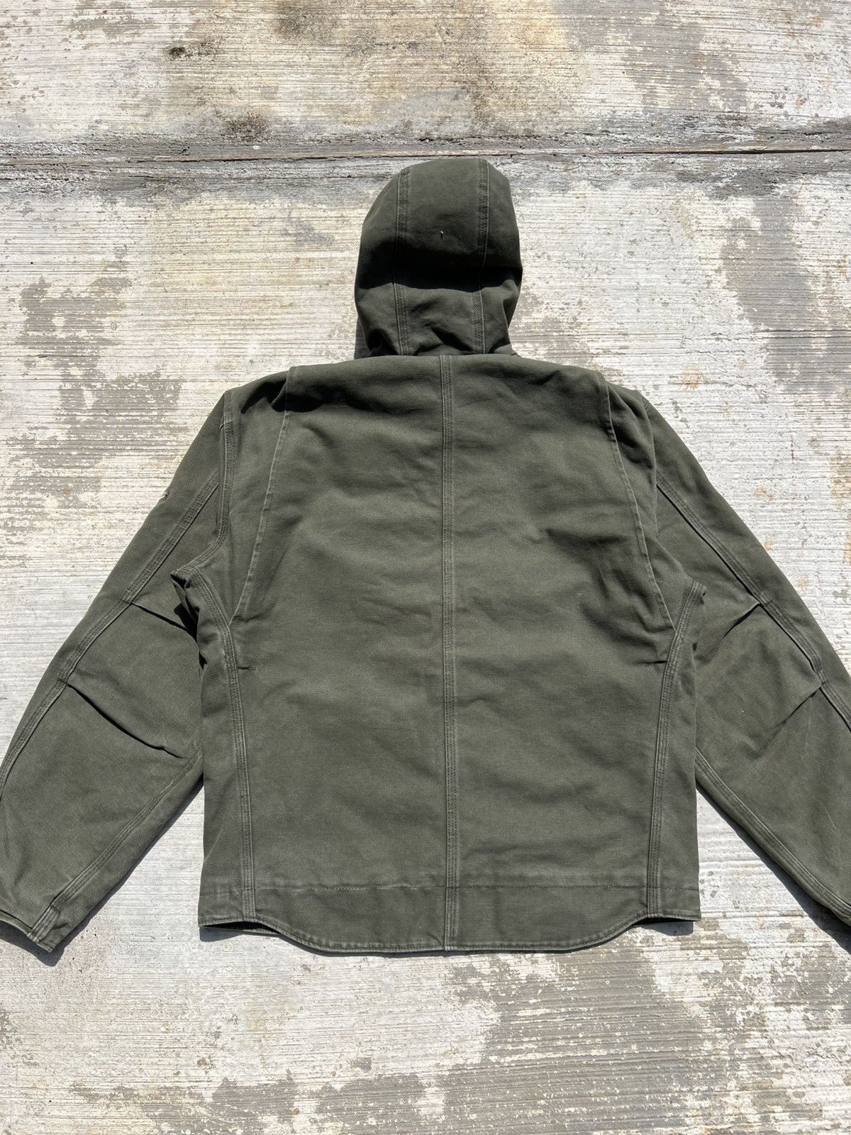 Carhartt × Vintage Vintage Carhartt Detroit Hoodies Army Jacket Size US M / EU 48-50 / 2 - 22 Thumbnail