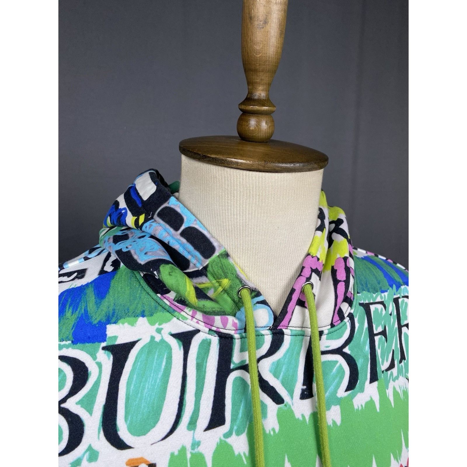Burberry Burberry Graphic Logo Monogram Men's Multicolored Hoodie Swe Size US M / EU 48-50 / 2 - 6 Thumbnail