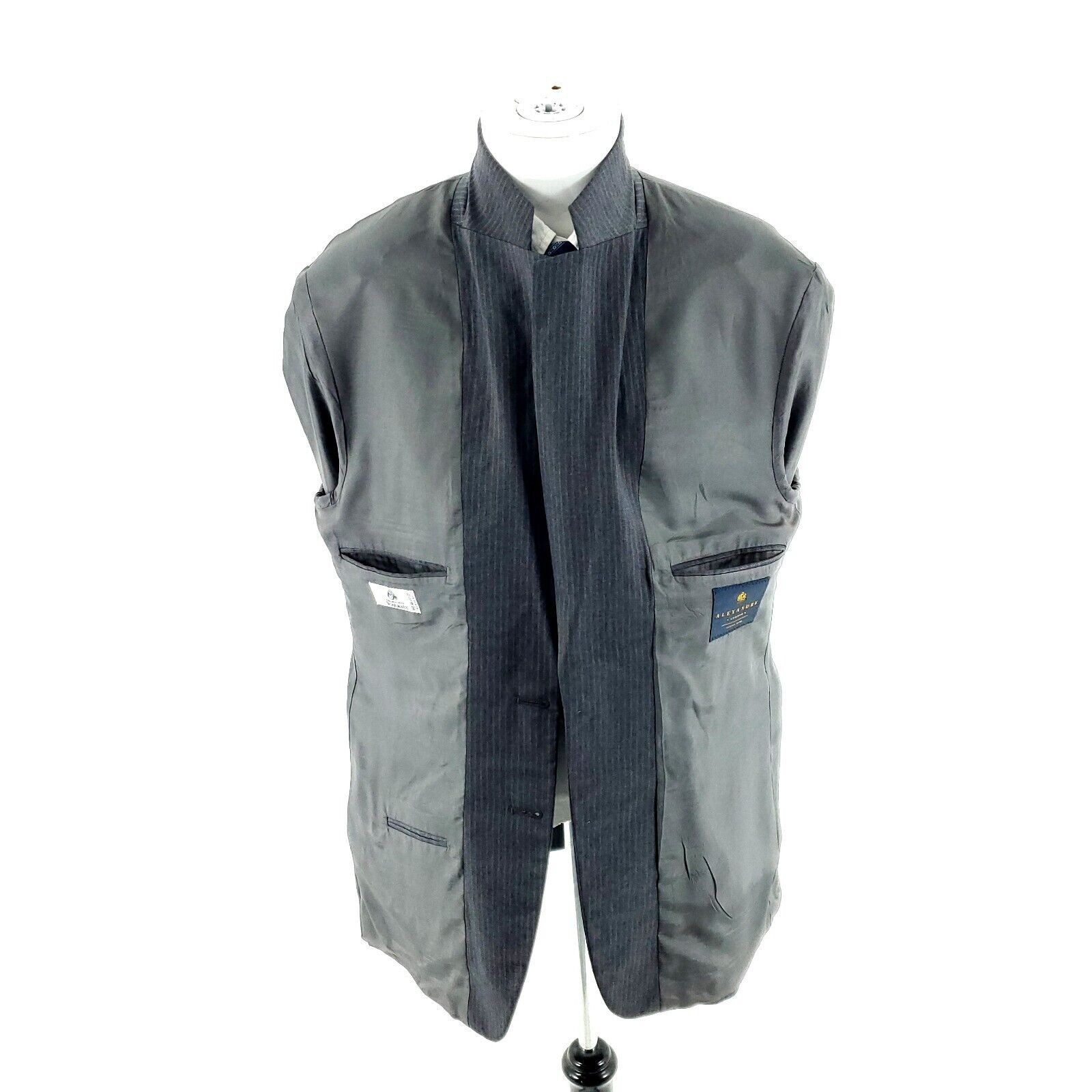 Savile Row Alexandre London Savile Row Wool 2 Button Suit Jacket 40R Gr Size 40R - 10 Thumbnail