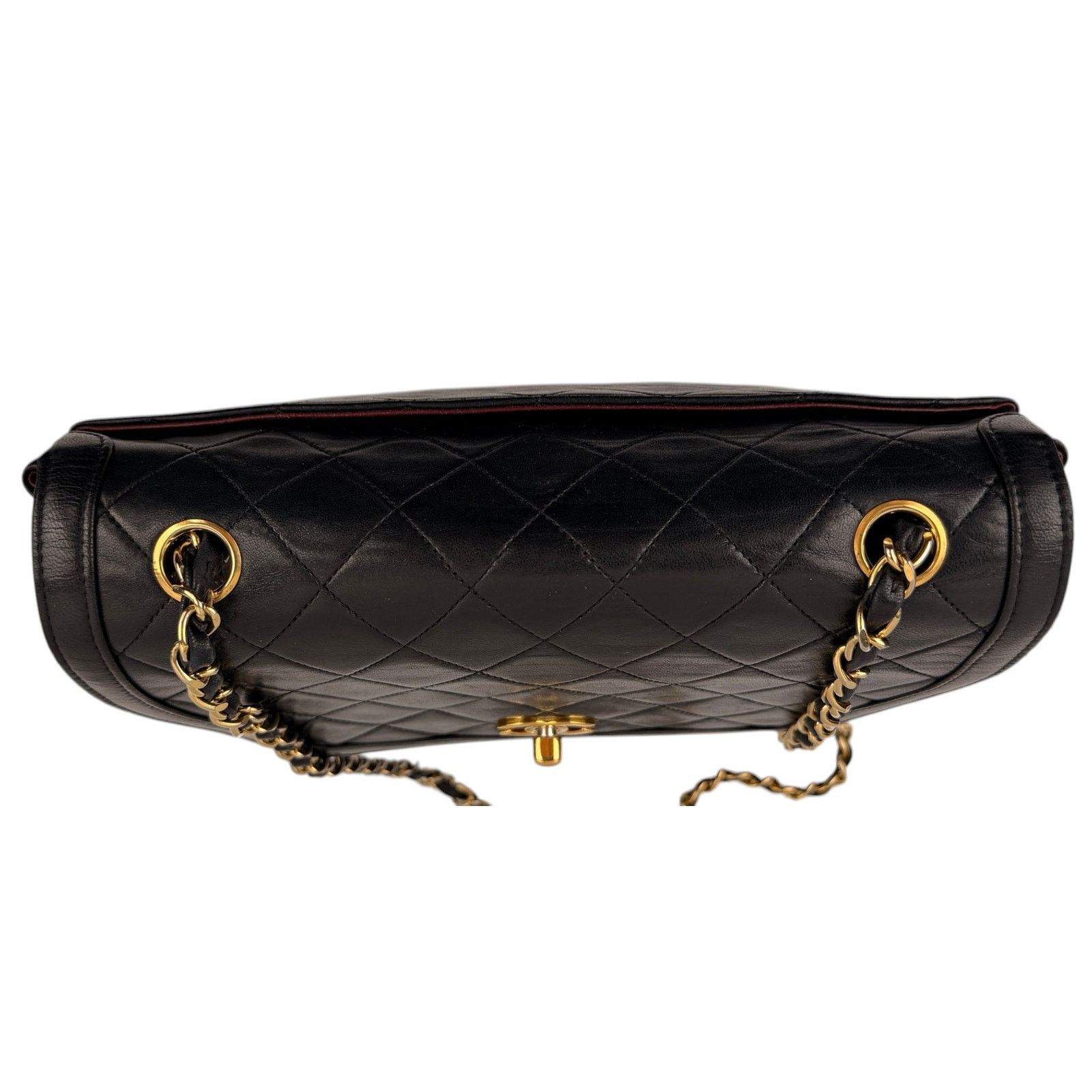 Chanel Chanel Vintage Black Quilted Trapezoid Flap Shoulder Bag Size ONE SIZE - 6 Thumbnail