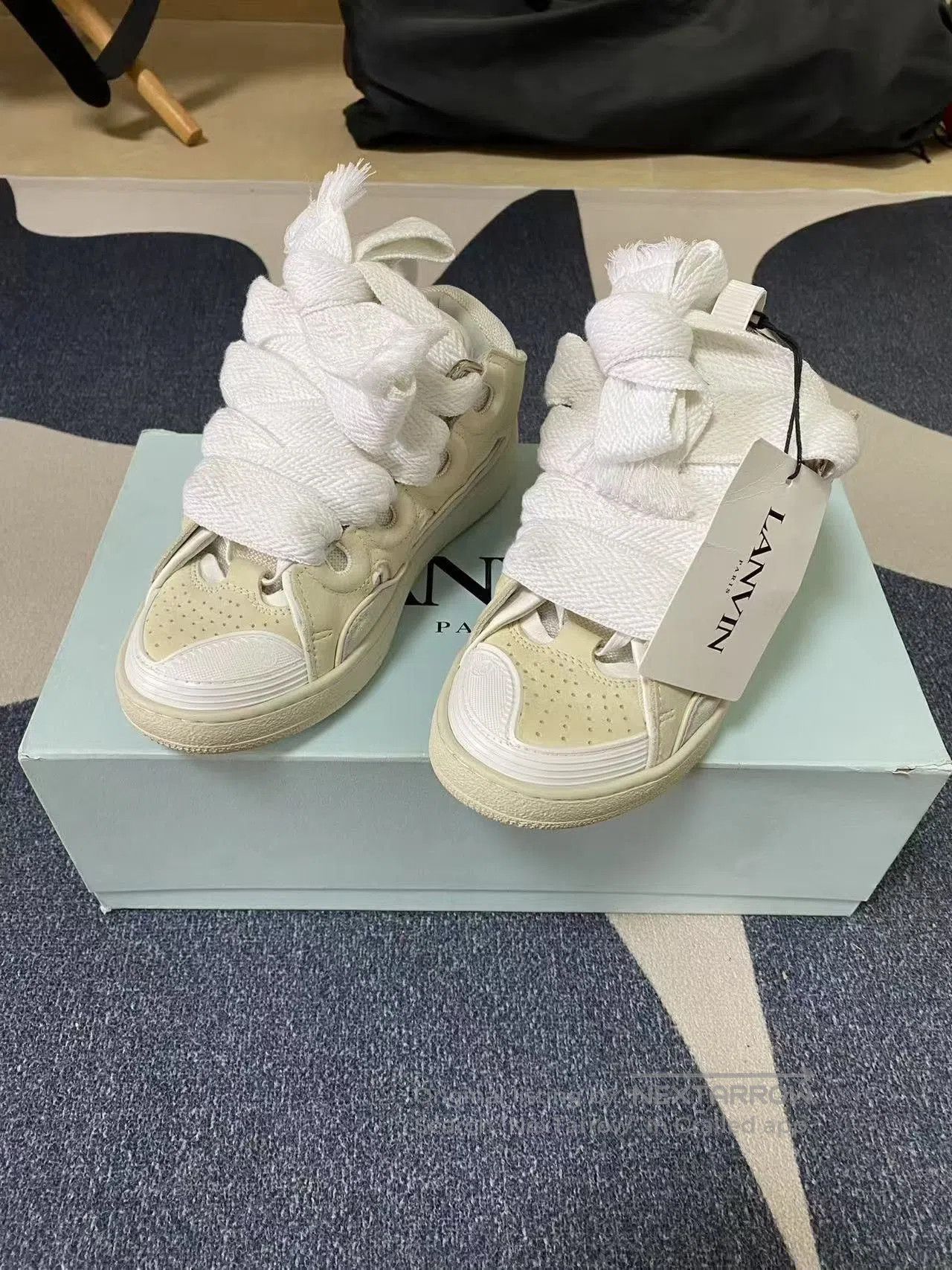 Lanvin Lanvin White Bread Shoes. Size US 5 / IT 35 - 1 Thumbnail