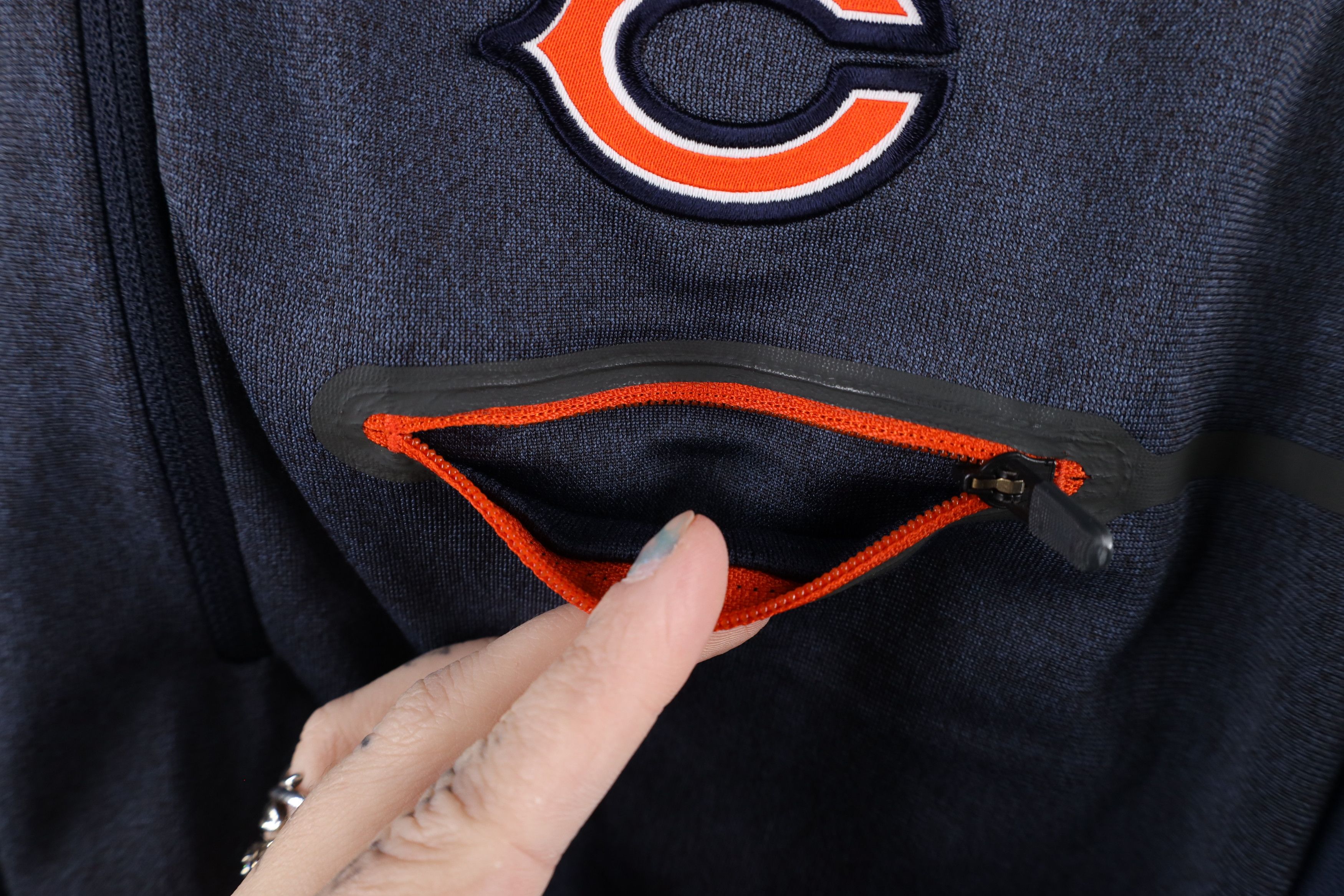 Nike × Vintage Nike On Field Bears Football Half Zip Pullover Jacket Top Size US M / EU 48-50 / 2 - 6 Thumbnail