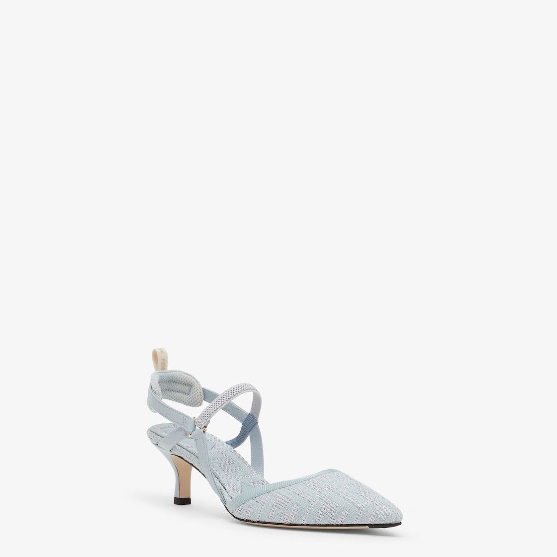 Fendi o1s1wg110525 Heels in Blue Size US 4.5 / IT 34.5 - 1 Thumbnail